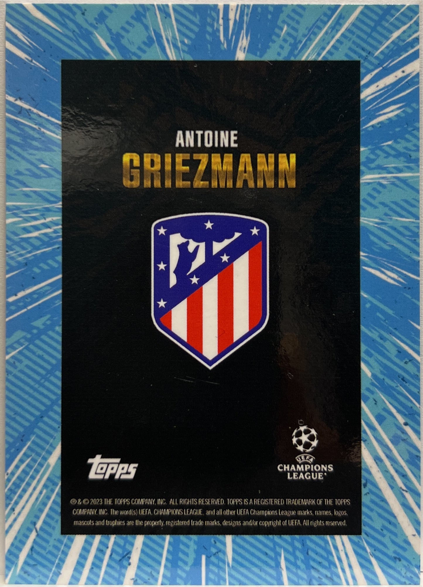 Antoine Griezmann 24/49 Topps Gold 2022/23