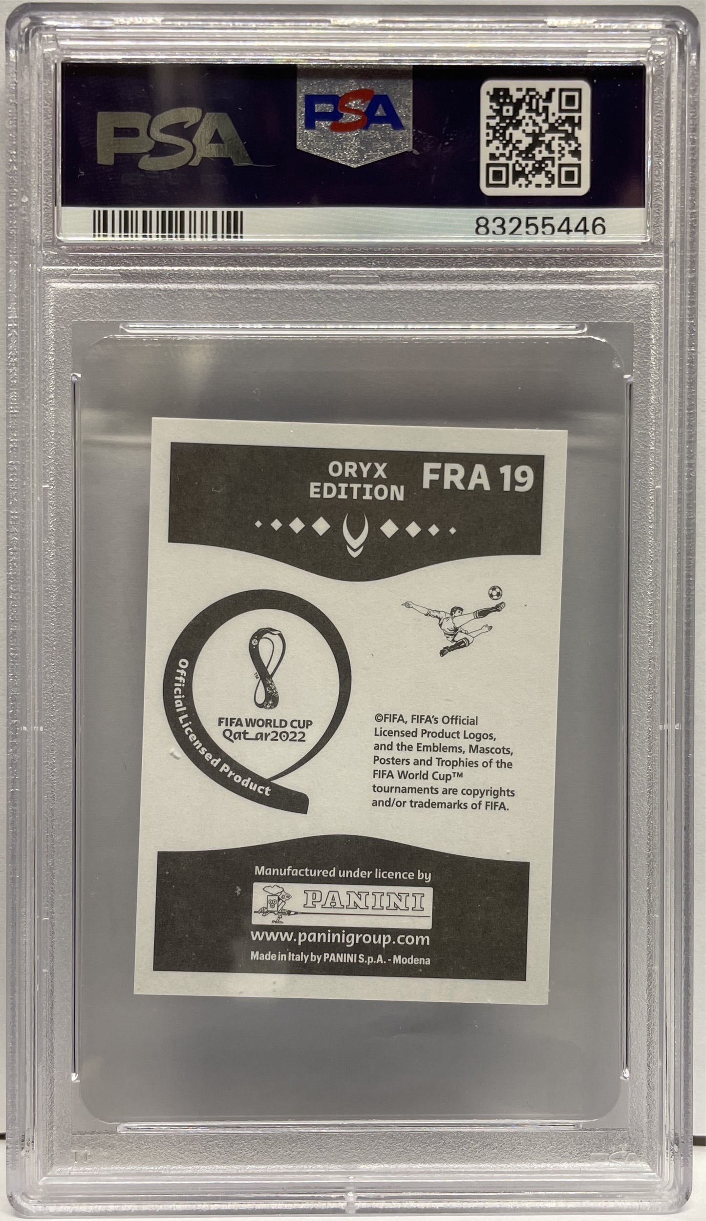 PSA 8 - Kylian Mbappe Oryx Edition - Panini Sticker World Cup Qatar 2022