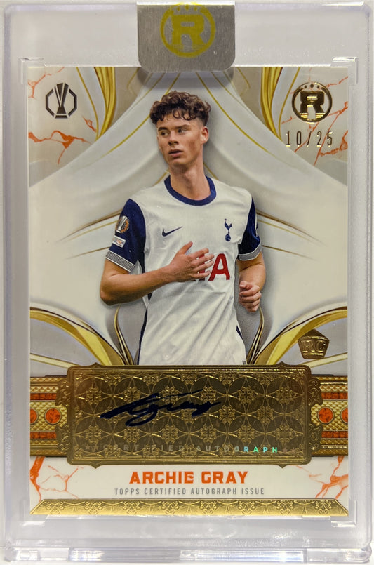 Archie Gray 10/25 Rookie Autograph Topps Reverence 2024/25