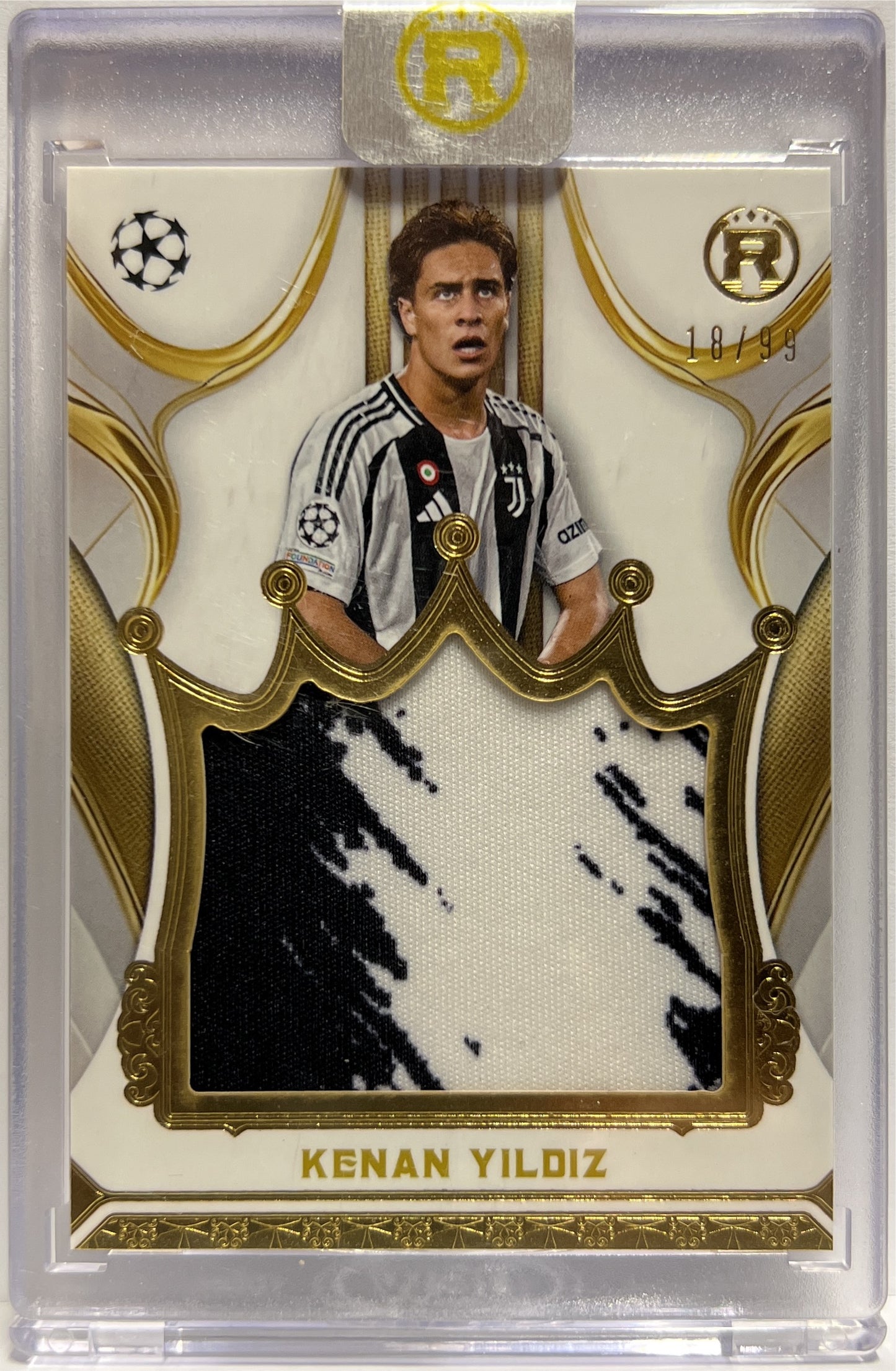 Kenan Yildiz 18/99 Patch Jumbo Relic Topps Reverence 2024/25