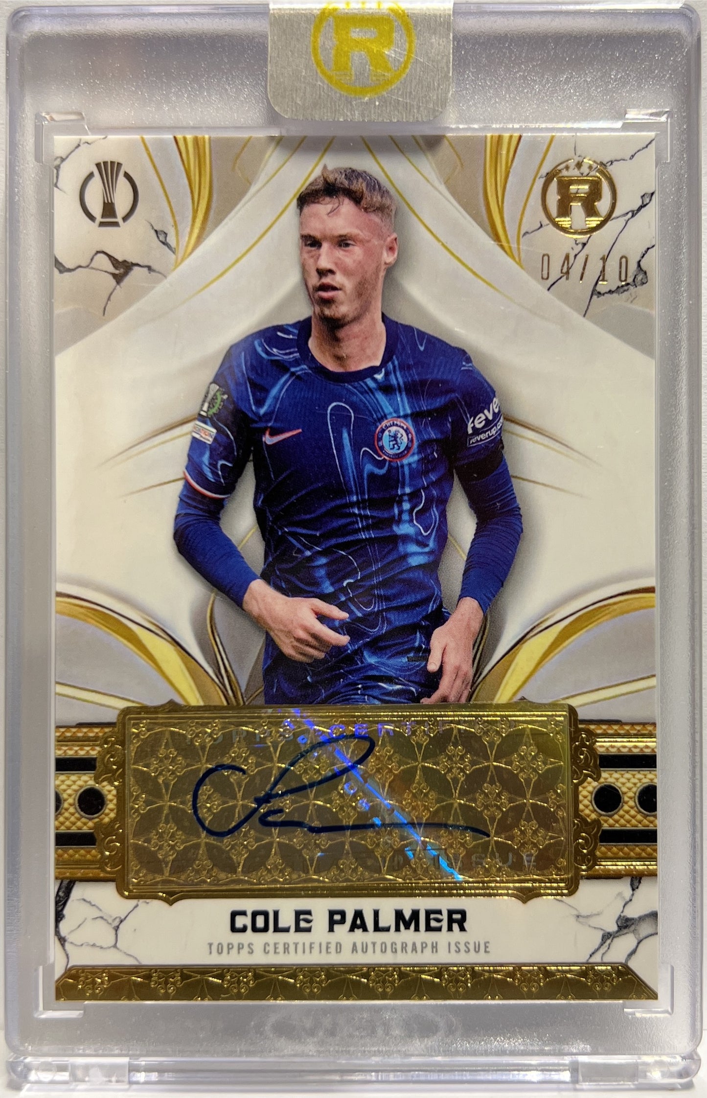 Cole Palmer 4/10 Autograph Topps Reverence 2024/25