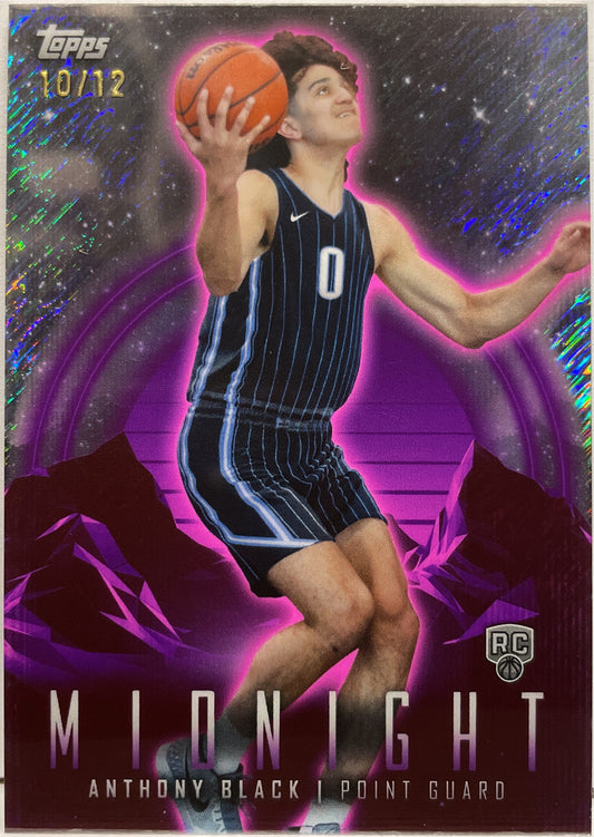 Anthony Black 10/12 Rookie Topps Midnight Basketball NBA 2023/24