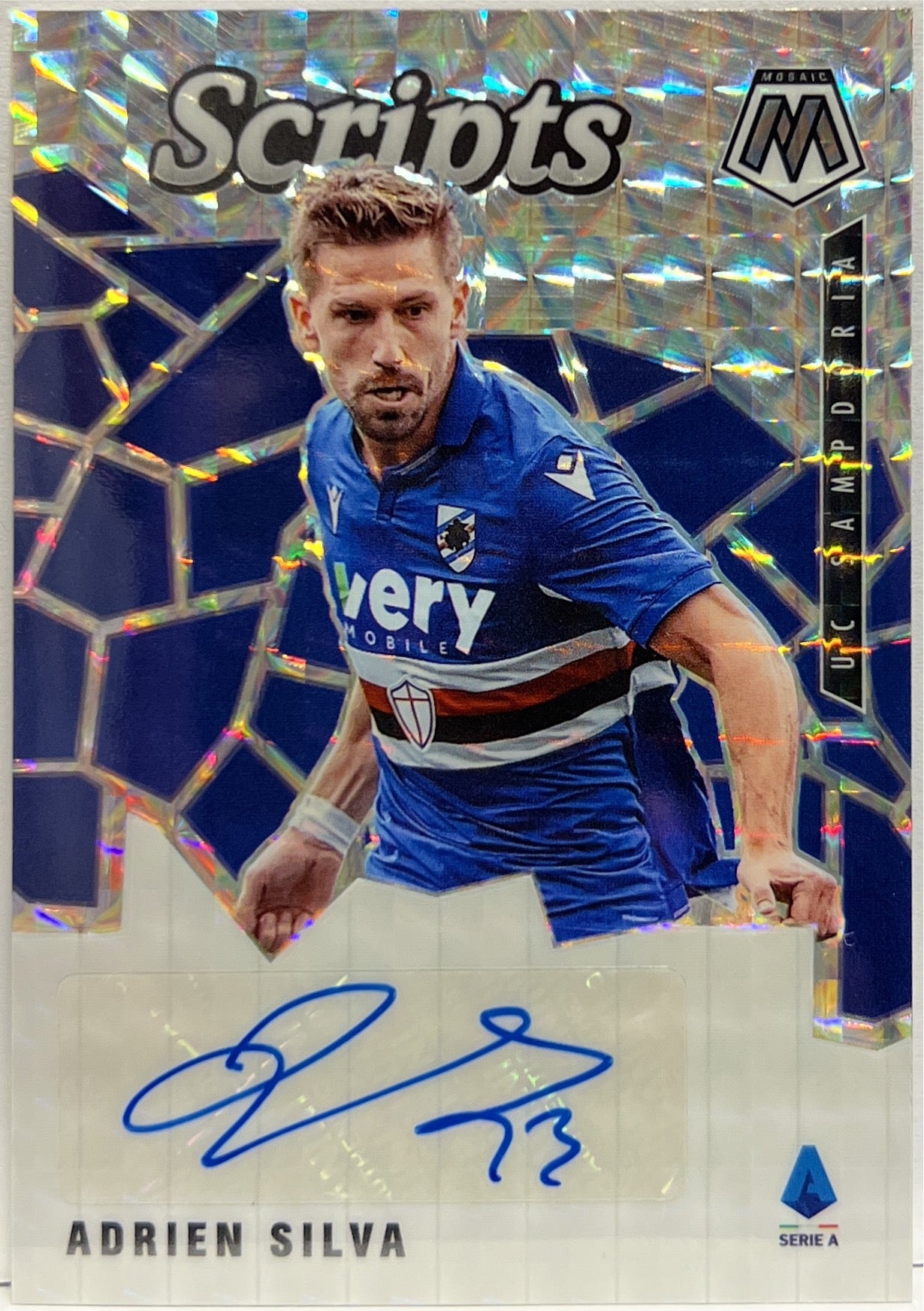 Adrien Silva Autograph Mosaic Serie A 2020/21