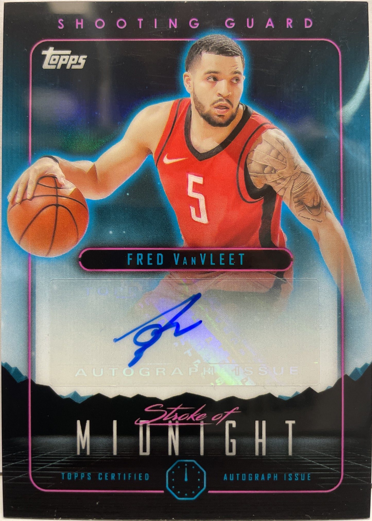 Fred VanVleet Autograph Stroke Of Midnight Topps Midnight Basketball NBA 2023/24