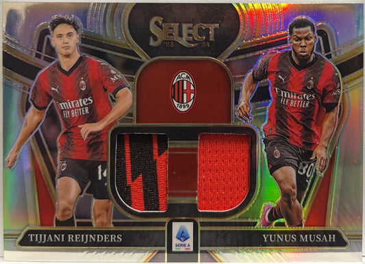 Tijjani Reijnders & Yunus Musah Patch Dual Swatches Select Serie A 2024/25