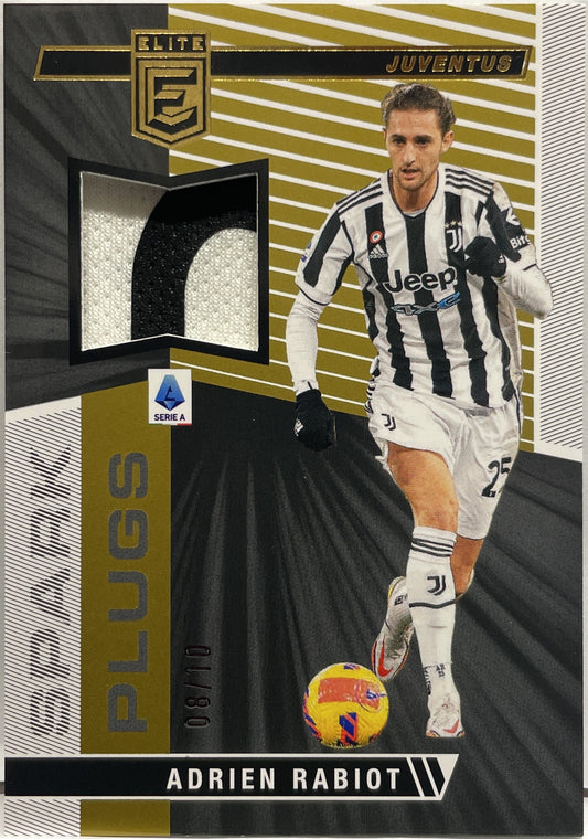 Adrien Rabiot 8/10 Patch Spark Plugs Donruss Elite Serie A 2021/22