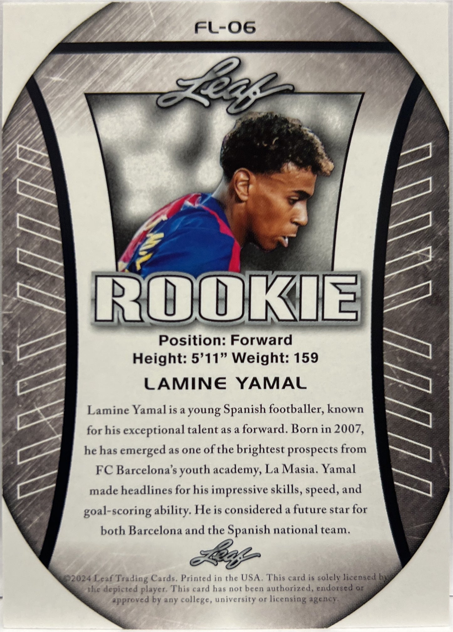 Lamine Yamal Rookie Exclusive Edition Leaf 2024