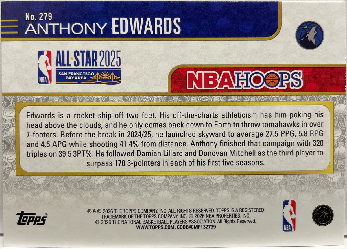 Mancolista-All Star 2025-Topps NBA Basketball Hoops 2025/26