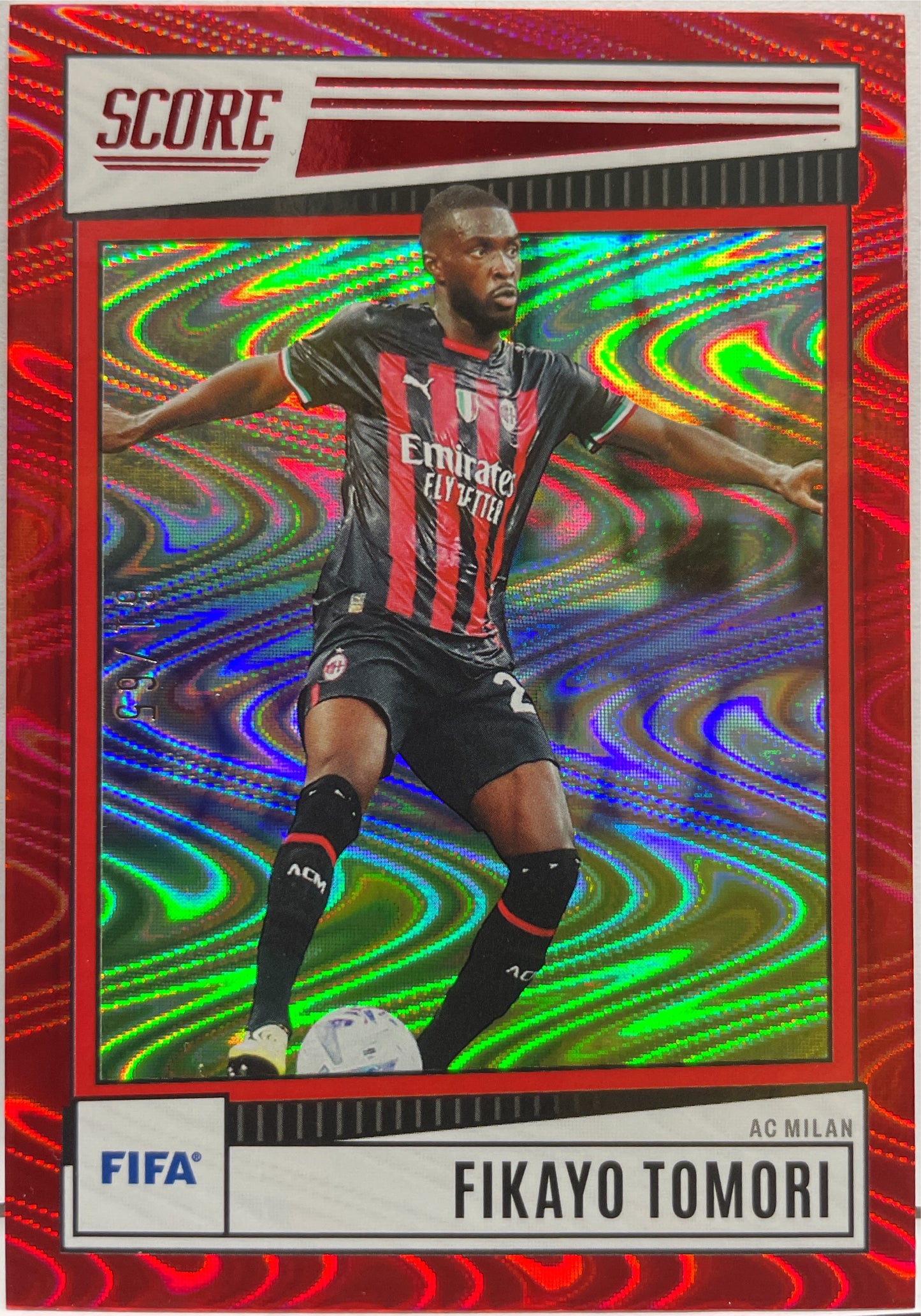 Fikayo Tomori 61/65 Red Swirl Score Fifa 2022/23