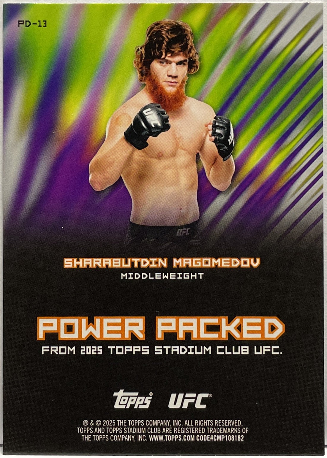 Mancolista-Power Packed-Topps Stadium UFC 2025
