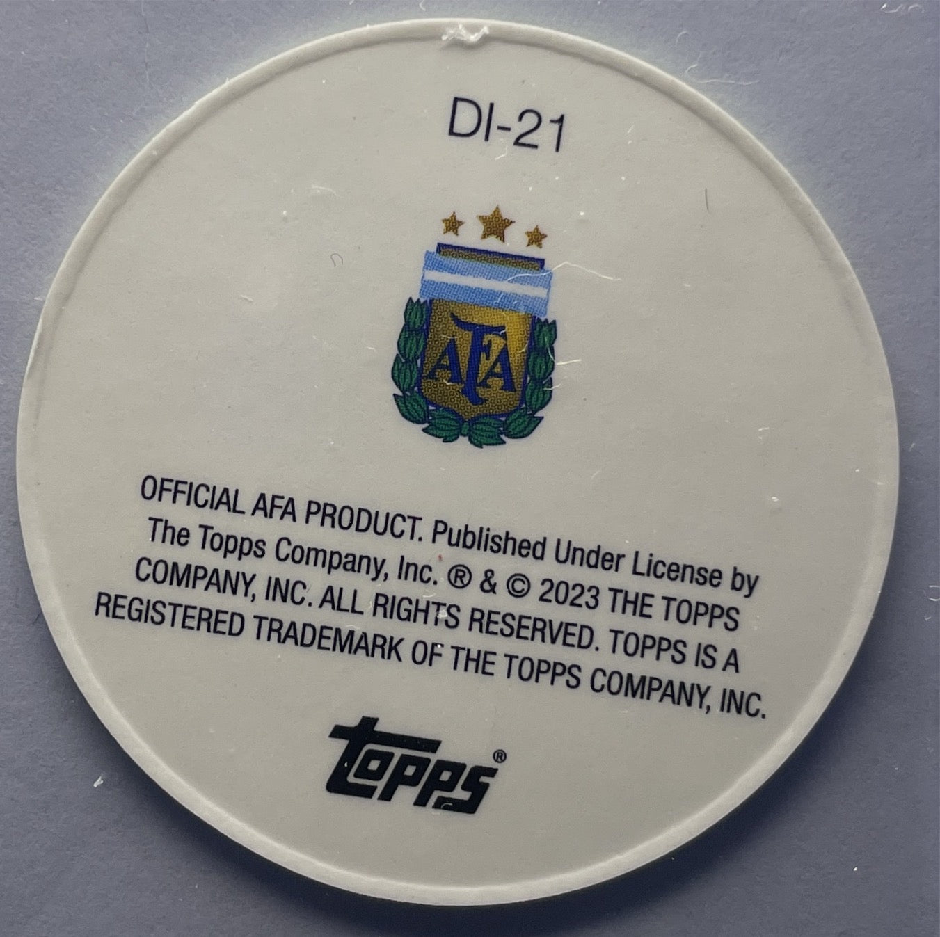 Mancolista-AFA Disc-Topps Argentina Fileteado 2023