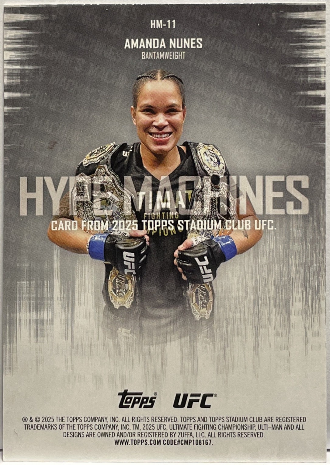 Mancolista-Hype Machines-Topps Stadium UFC 2025