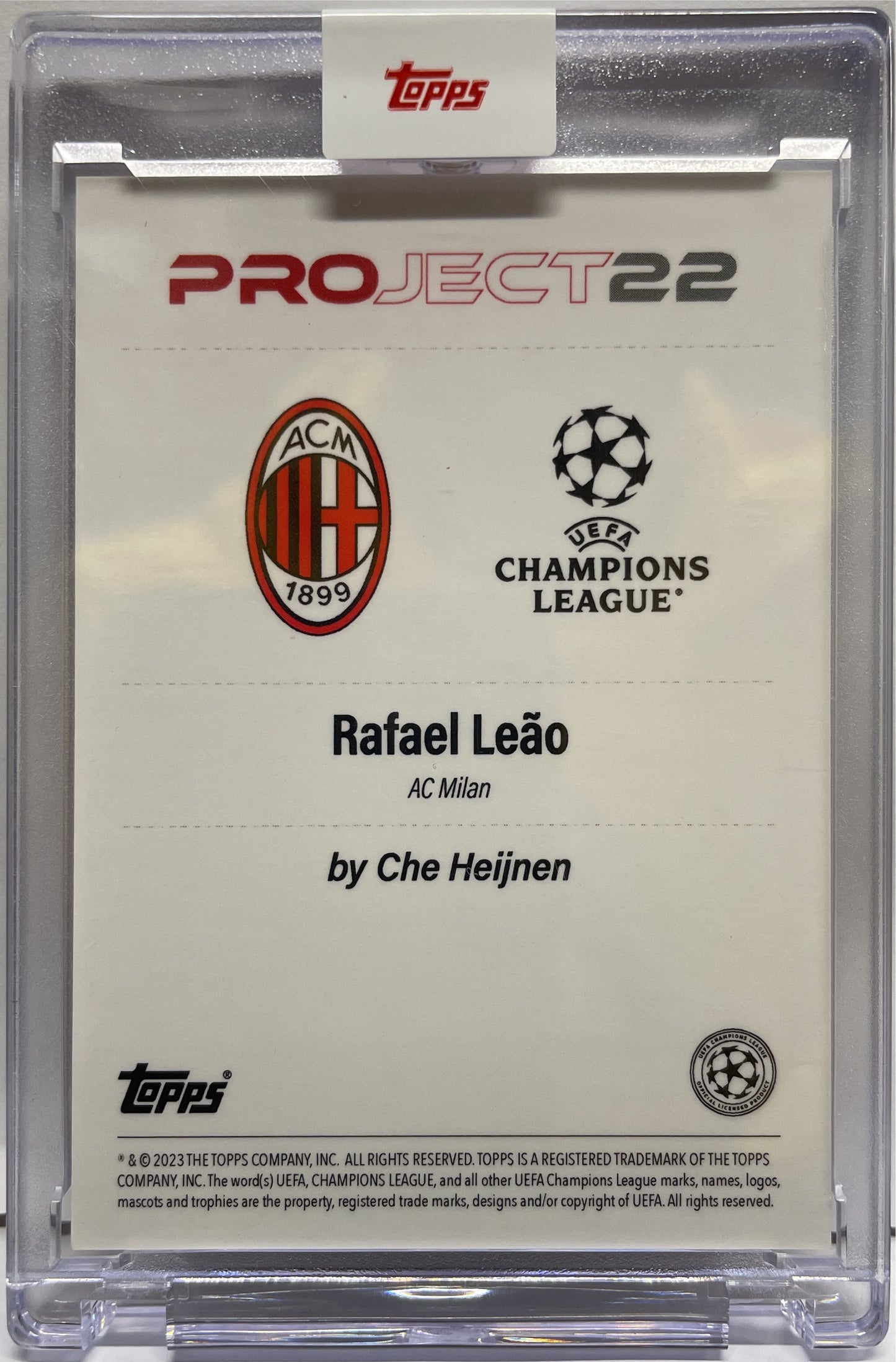 Rafael Leao By Che Heijnen Topps Project 22 2023