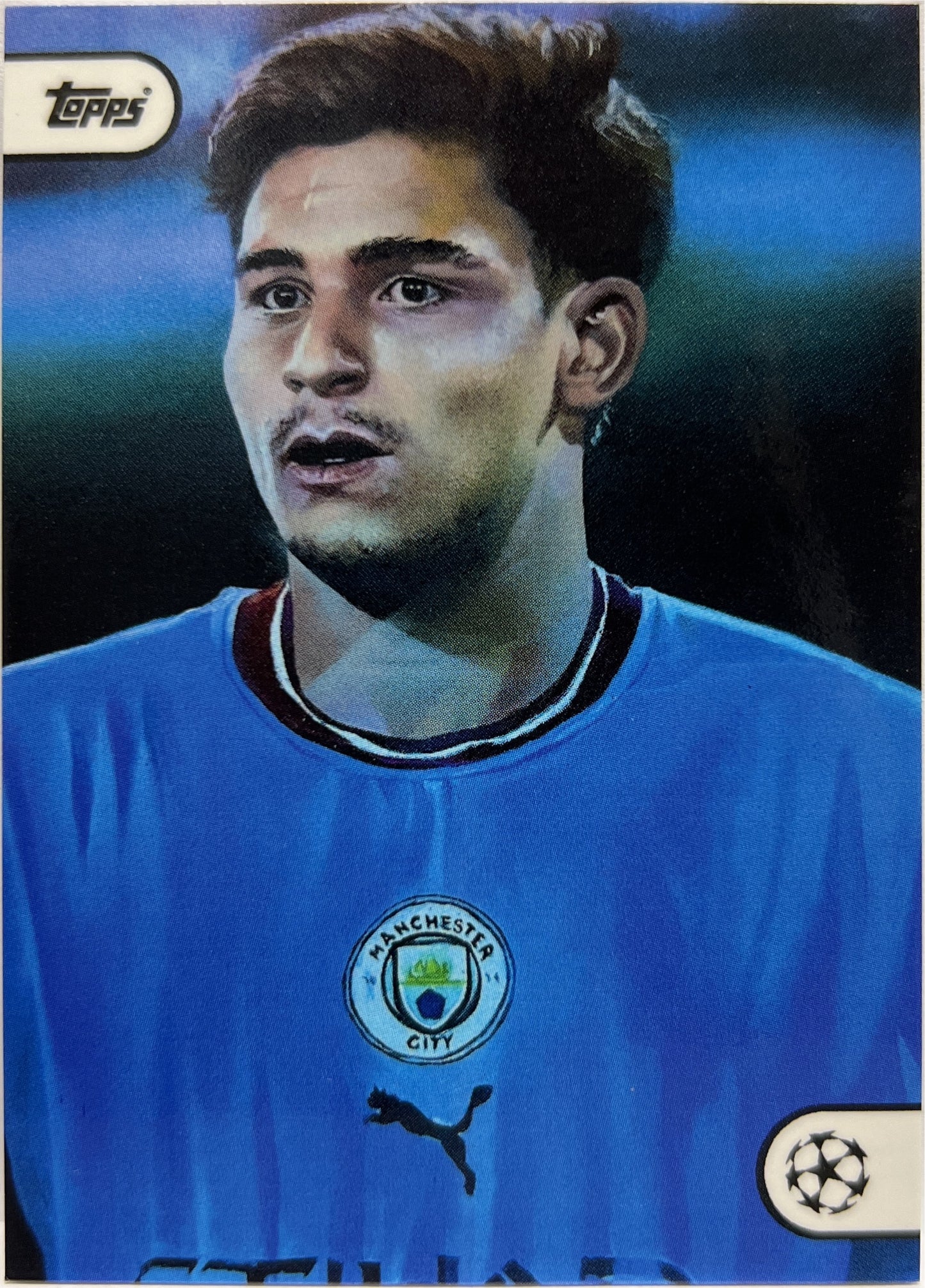 Julian Alvarez By Ivan Case Maclaim Topps Project 22 2023