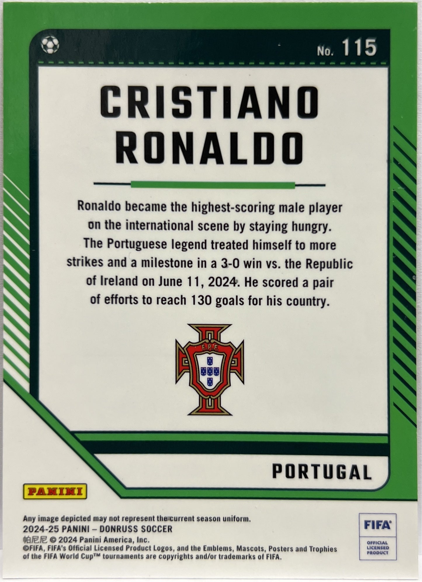 Cristiano Ronaldo Optic Donruss Fifa 2024/25