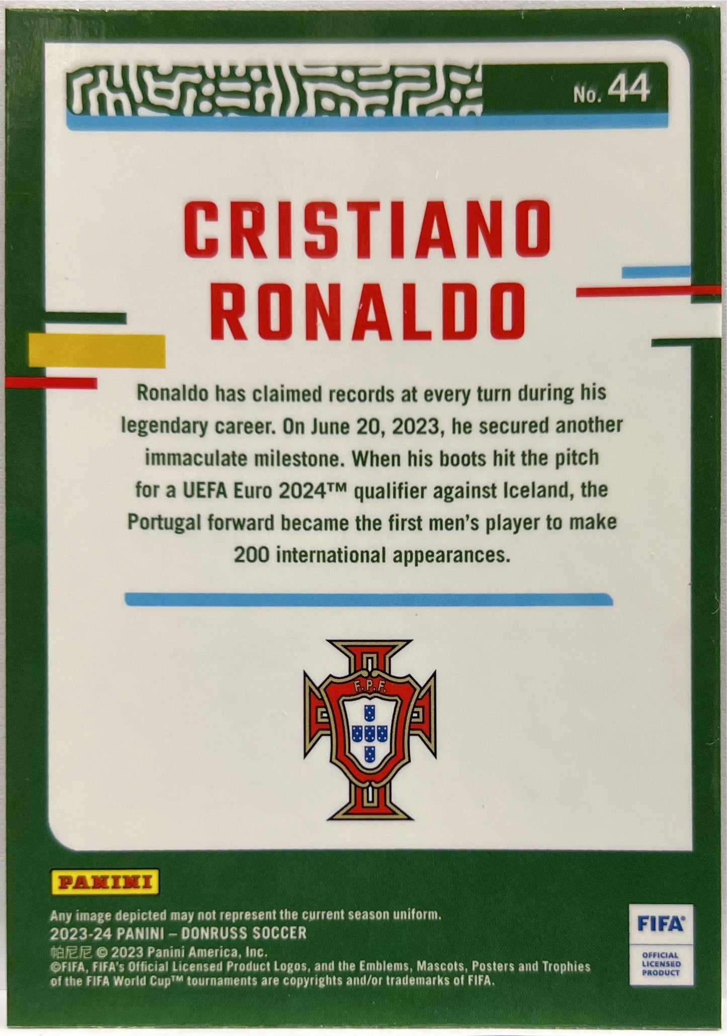 Cristiano Ronaldo Optic Donruss Fifa 2023/24