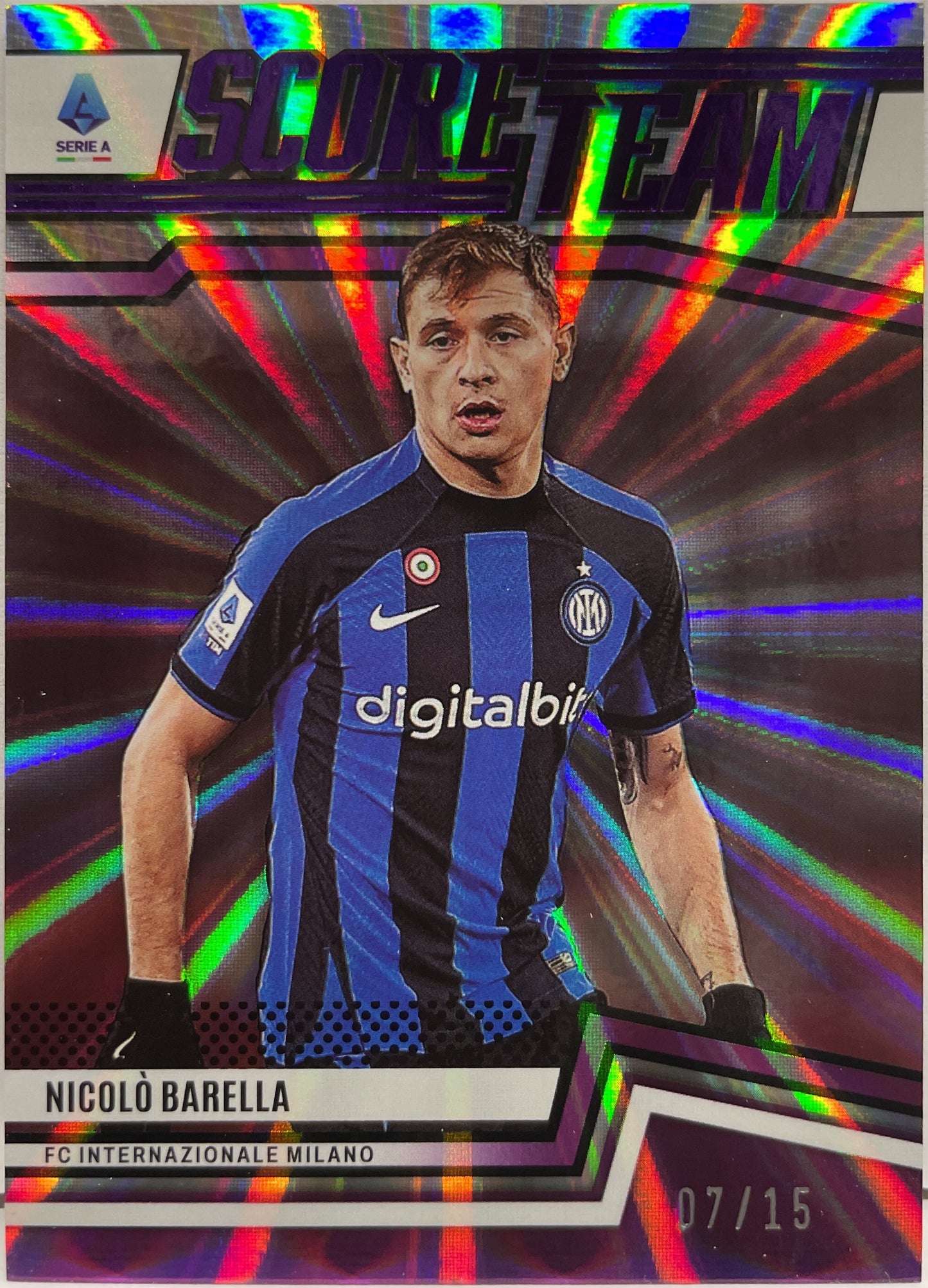 Nicolo Barella 7/15 Score Team Purple Score Serie A 2022/23