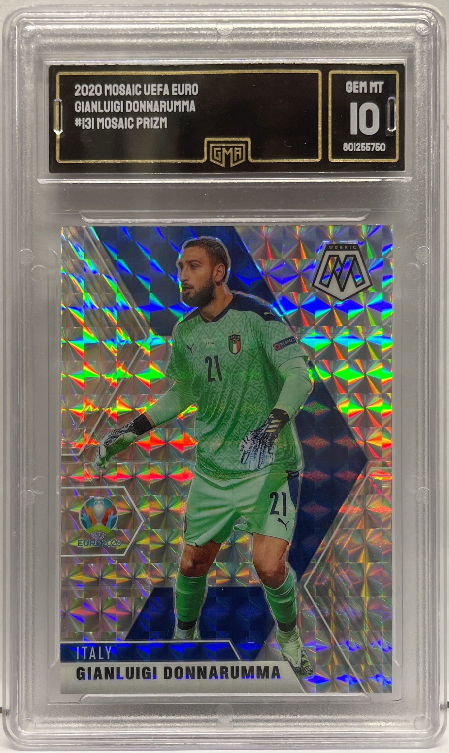 GMA 10 - Gianluigi Donnarumma Mosaic Prizm - Mosaic Uefa Euro 2020