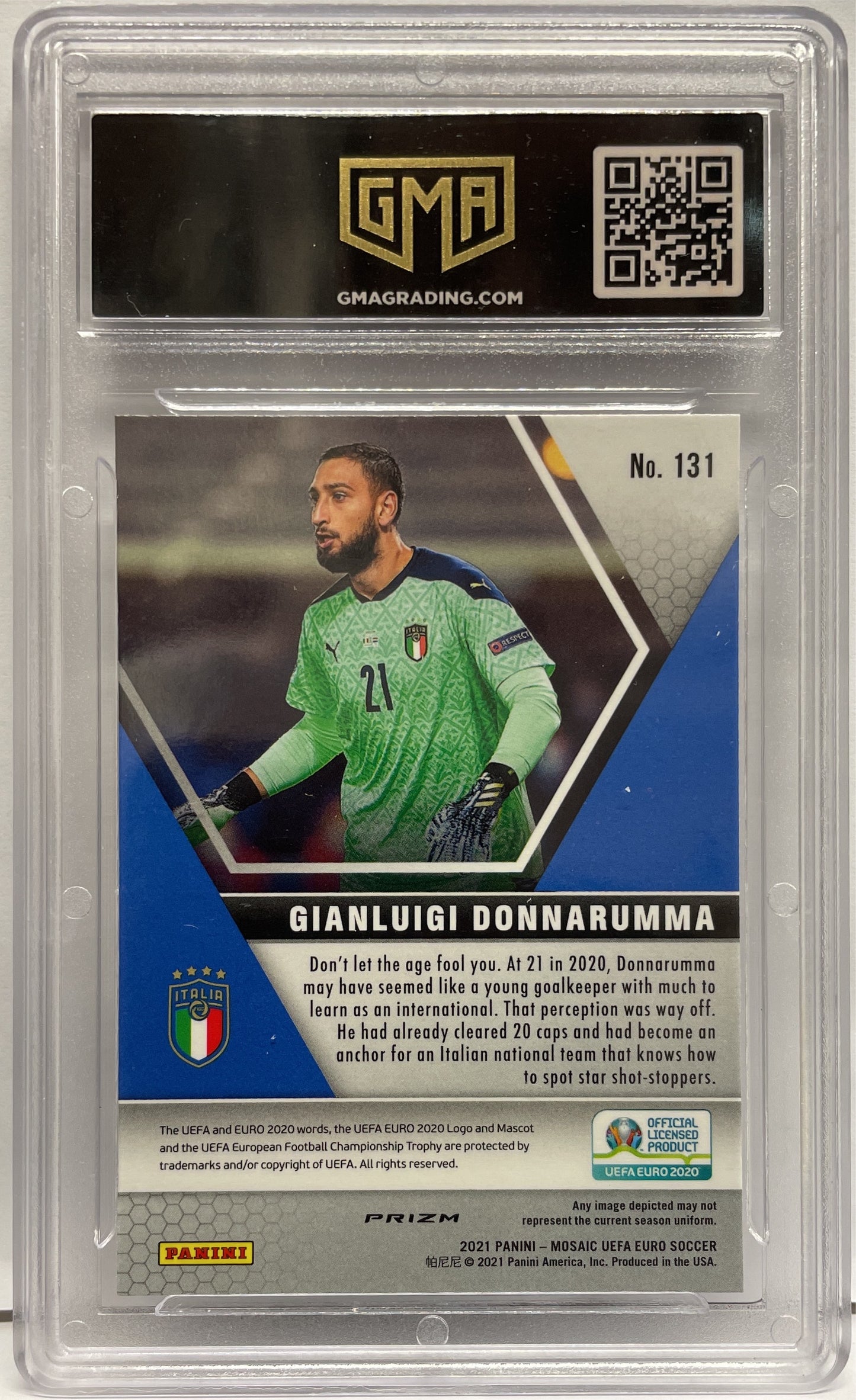 GMA 10 - Gianluigi Donnarumma Mosaic Prizm - Mosaic Uefa Euro 2020