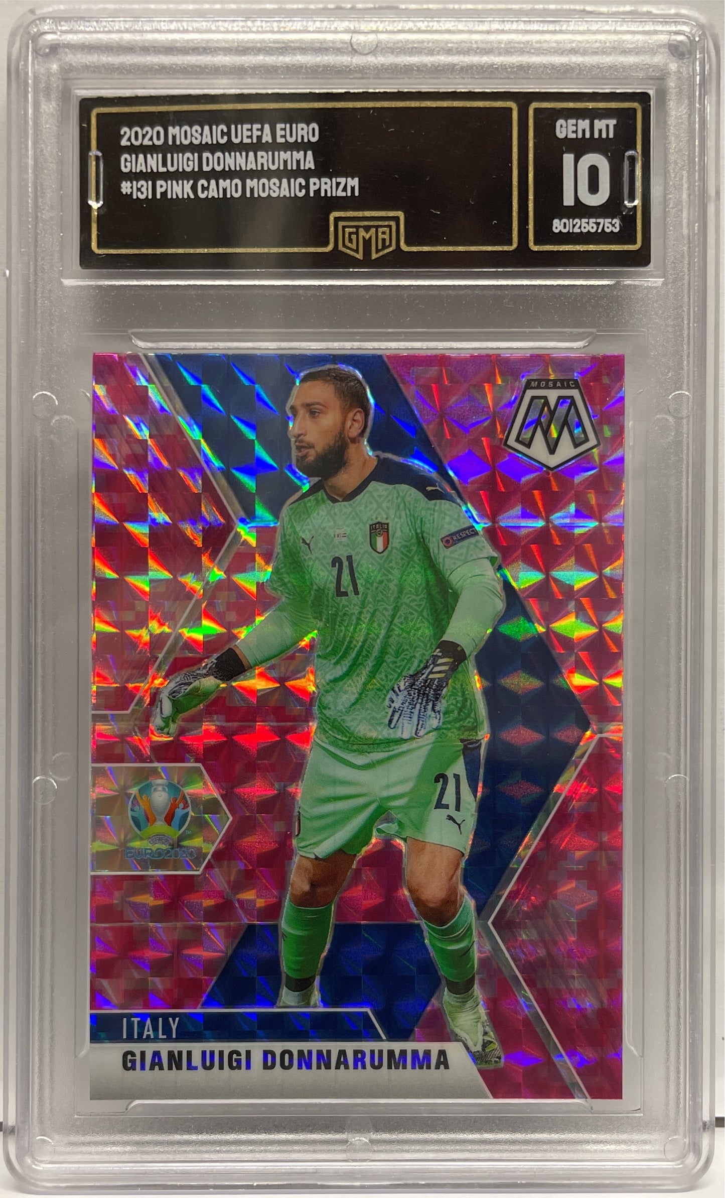 GMA 10 - Gianluigi Donnarumma Pink Camo - Mosaic Uefa Euro 2020