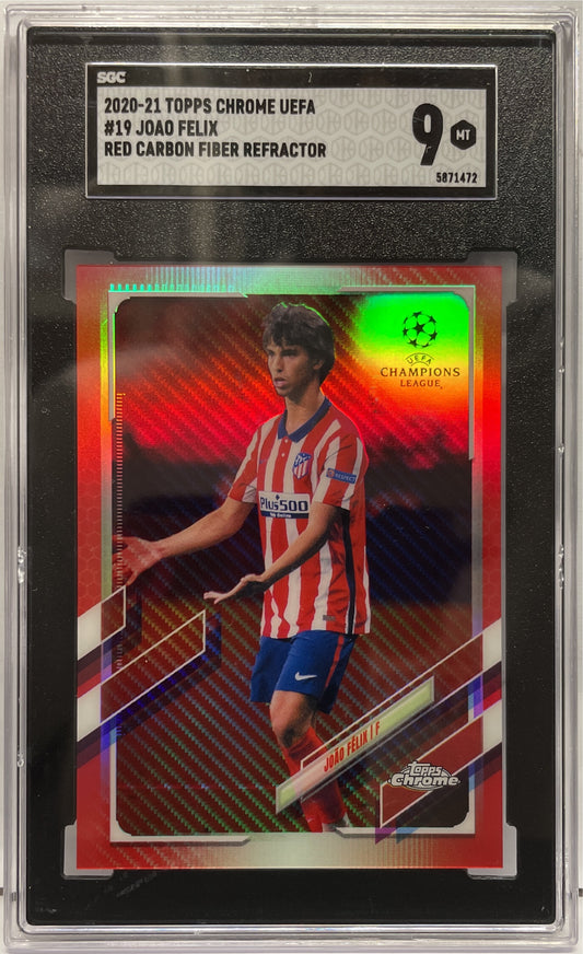 SGC 9 - Joao Felix Red Carbon Fiber - Topps Chrome UCL 2020/21
