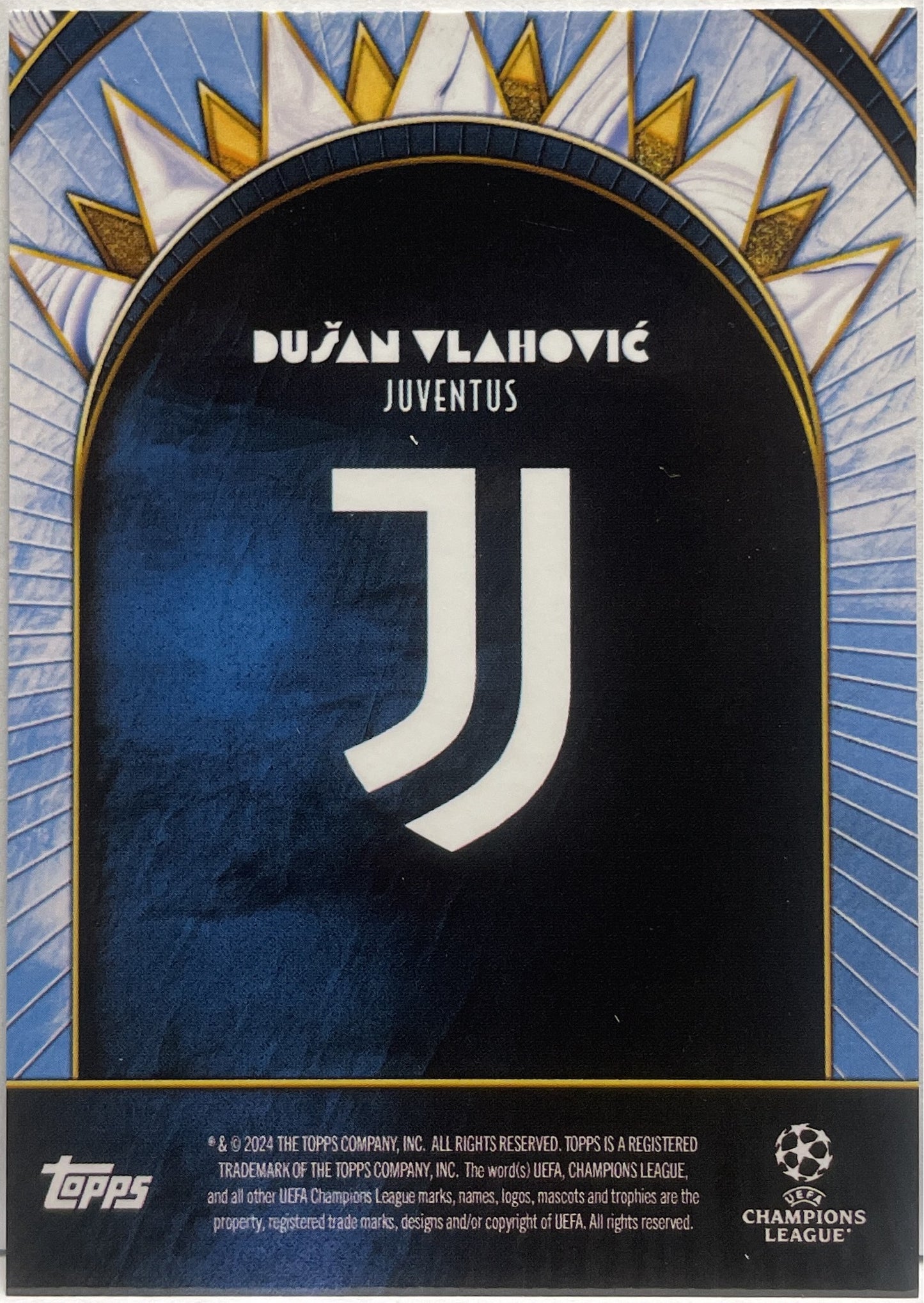Dusan Vlahovic 33/49 Blue Topps Deco UCC 2024/25