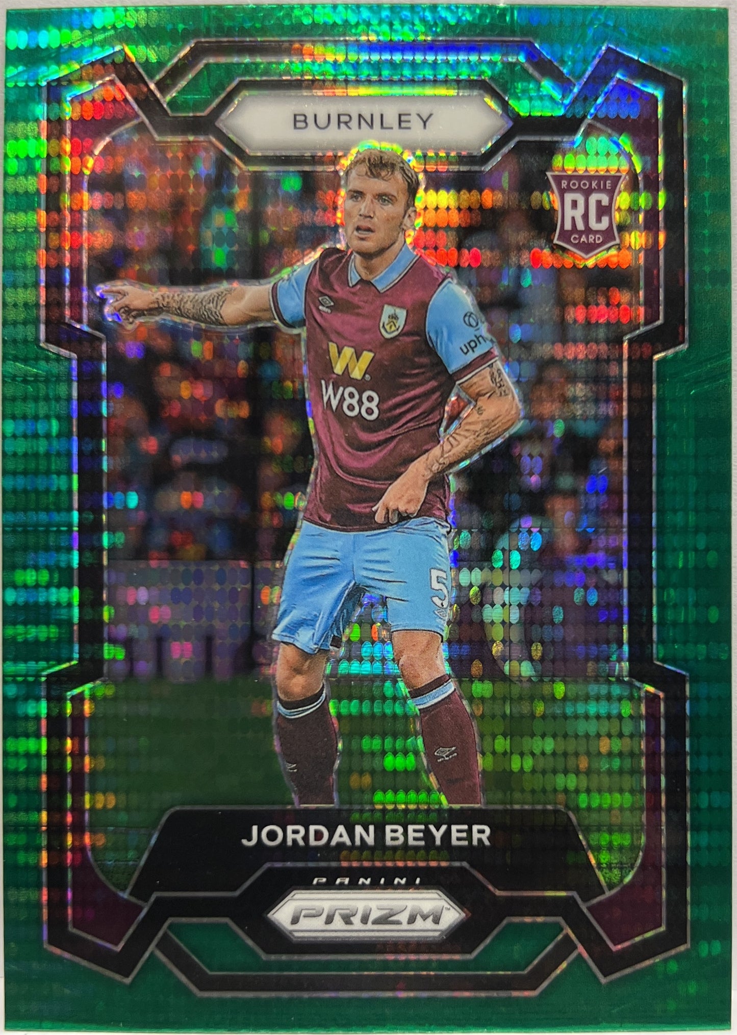 Jordan Beyer Rookie Green Prizm Premier League 2023/24