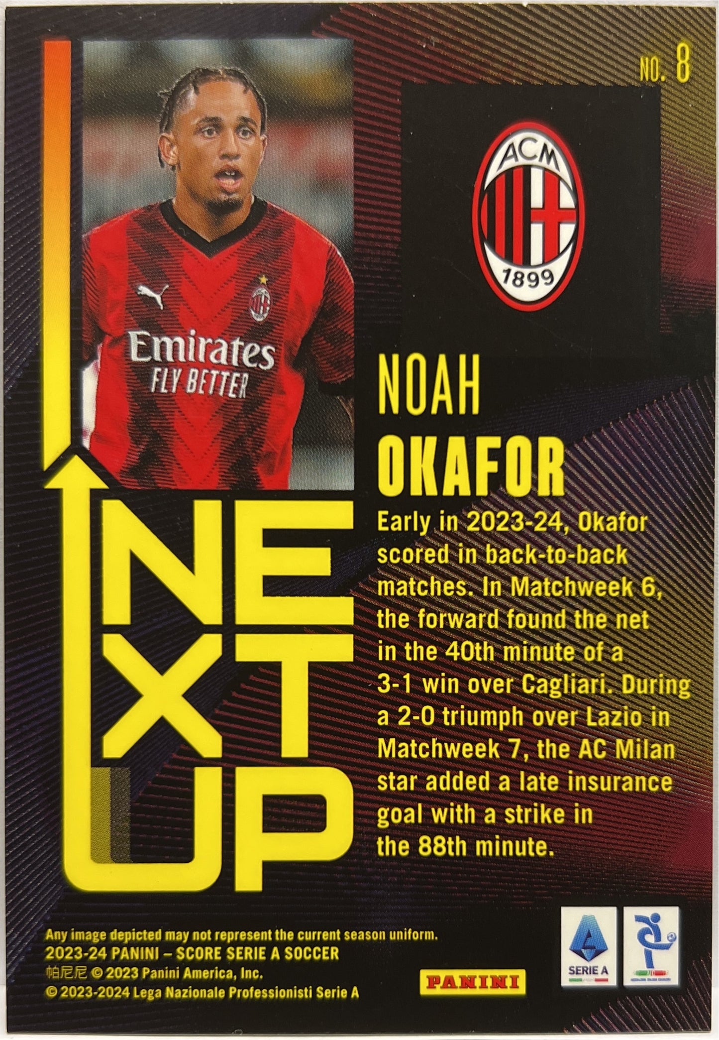 Noah Okafor Next Up Score Serie A 2023/24