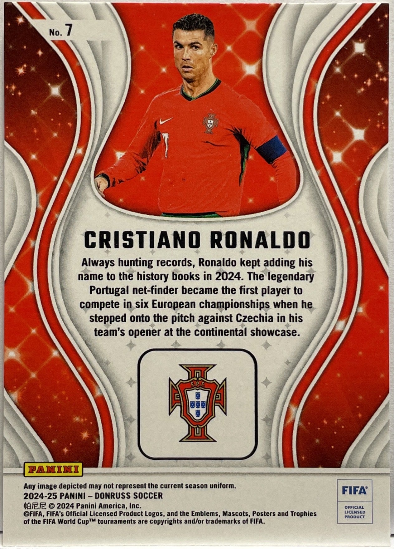 Cristiano Ronaldo Magician Silver Panini Donruss Fifa 2024/25