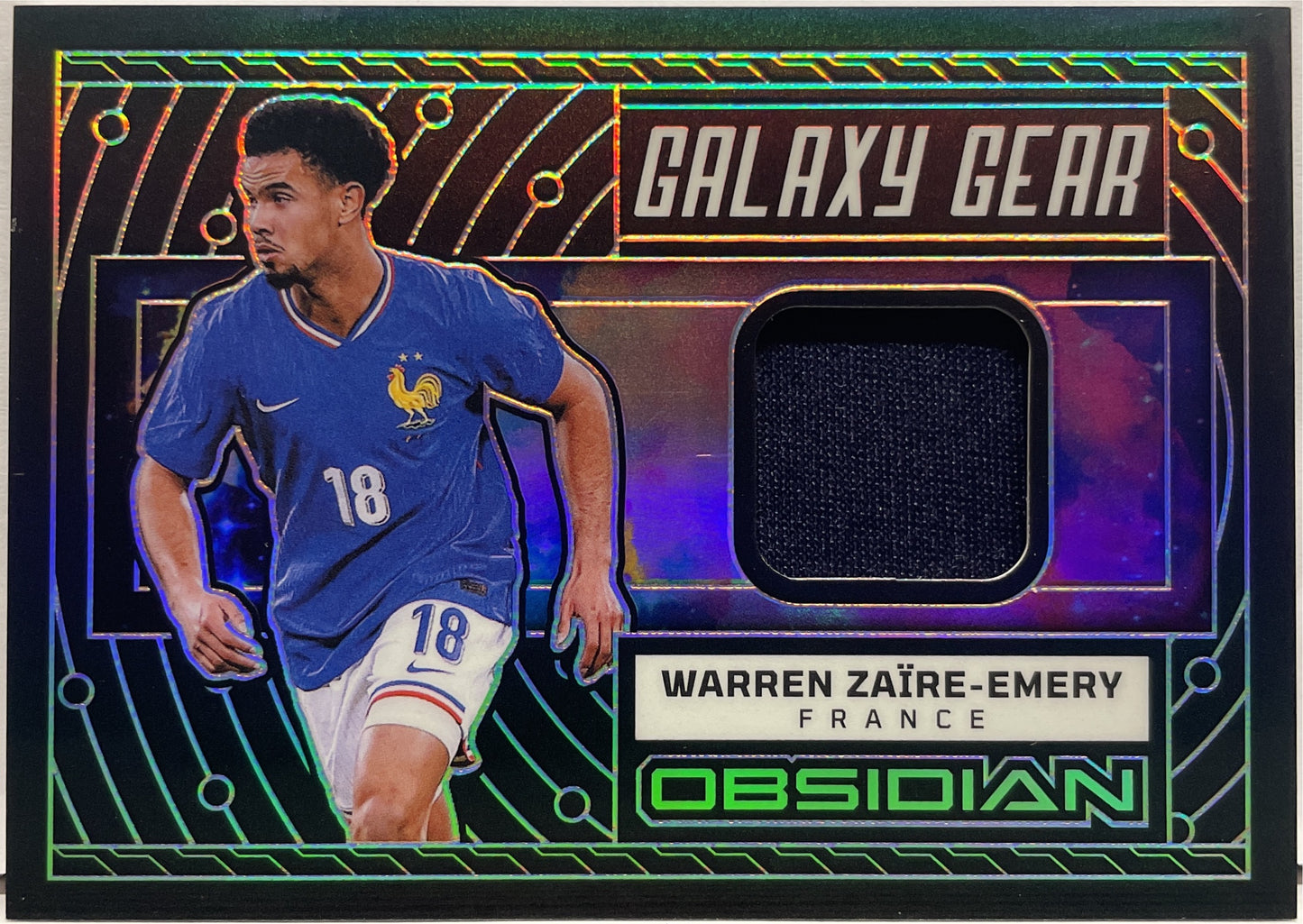 Warren Zaire-Emery 171/199 Patch Galaxy Gear Obsidian 2023/24