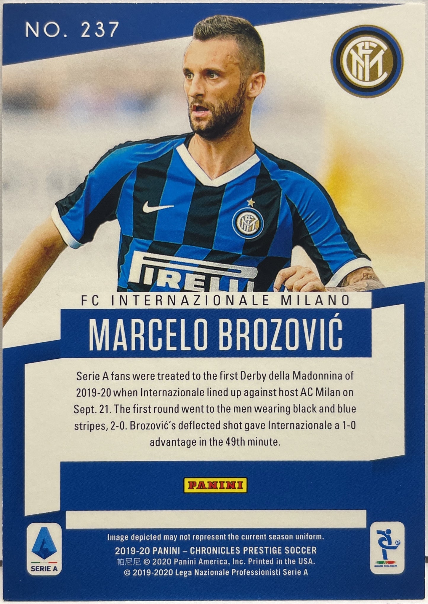 Marcelo Brozovic 20/55 Prestige Xtra Point Green Chronicles 2019/20