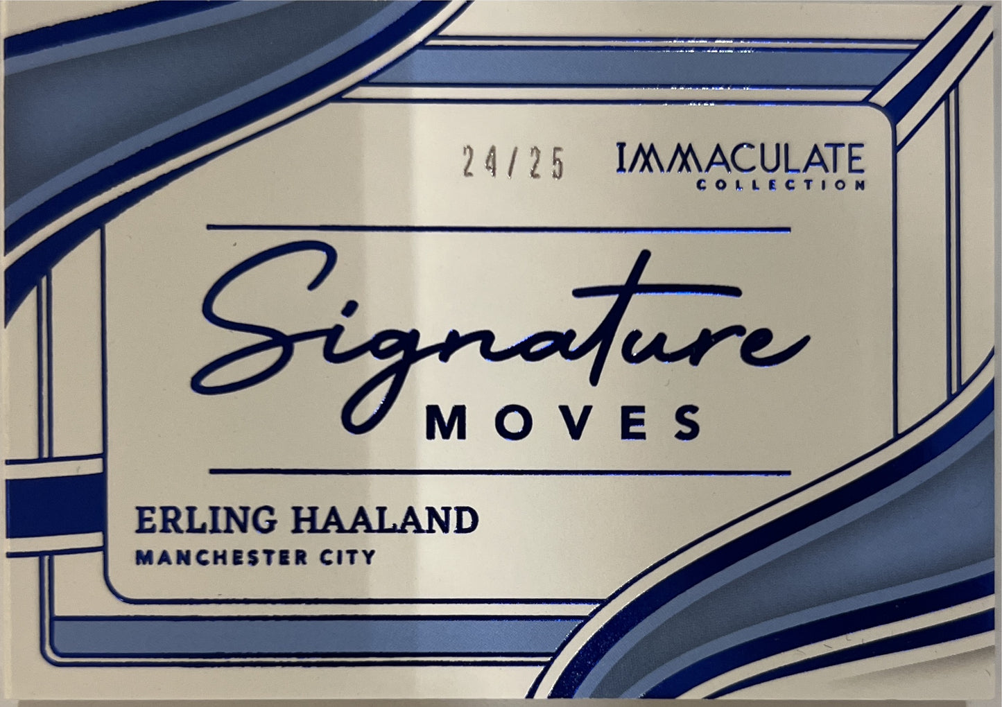 Erling Haaland 24/25 Booklet Patch Autograph On Card Immaculate 2023/24