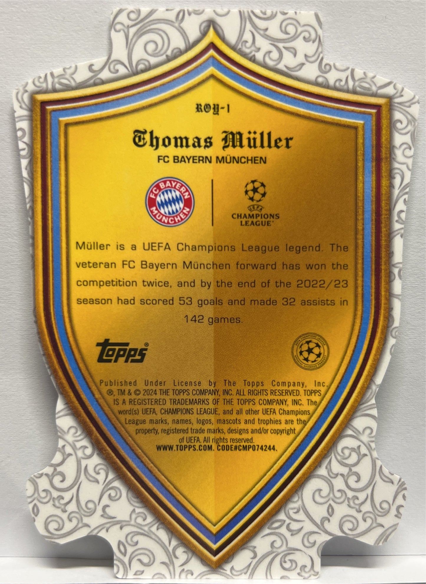 Thomas Muller UCL Royalty Topps Superstars UCC 2023/24