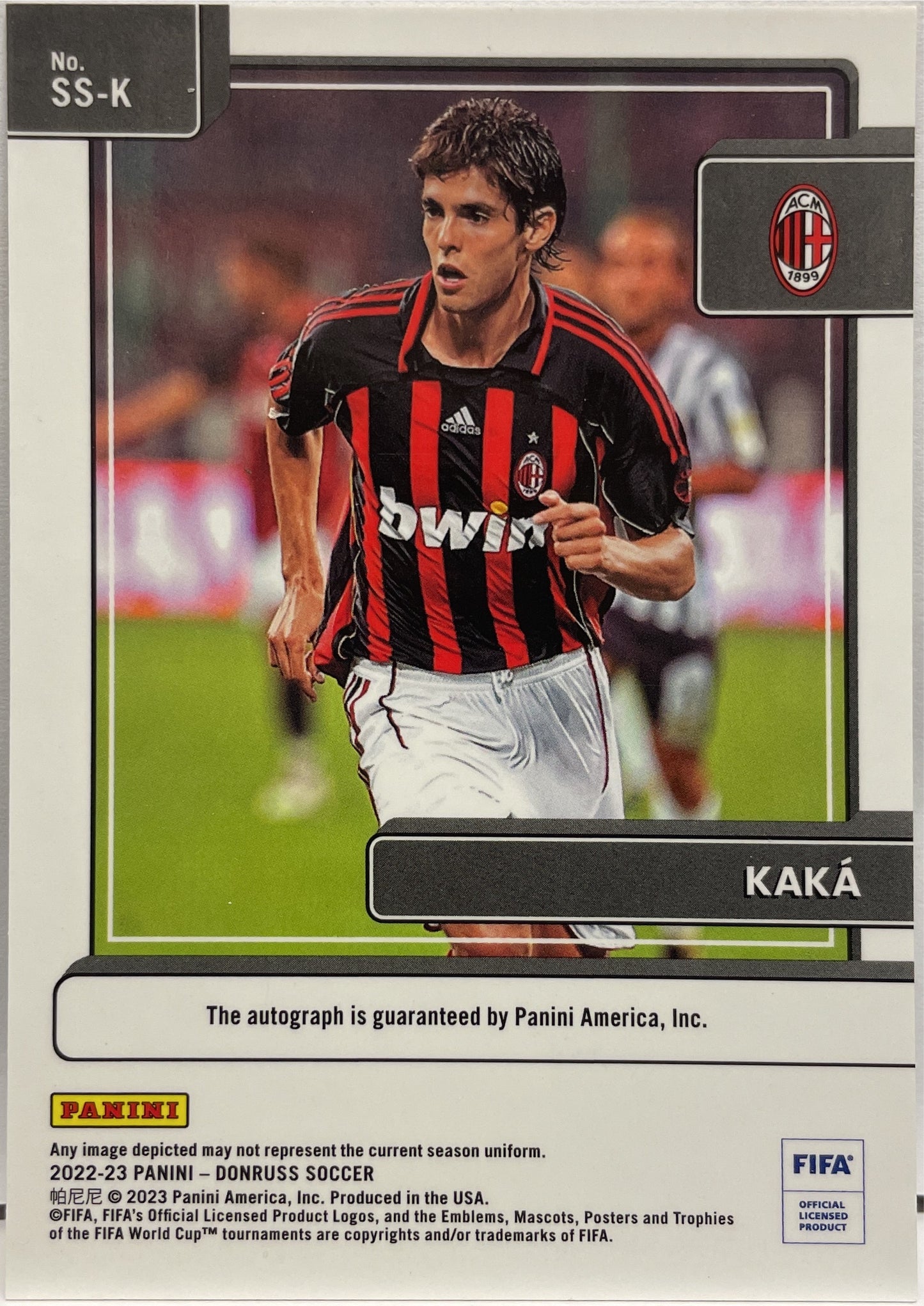 Kaka Autograph Signature Series Donruss Fifa 2022/23