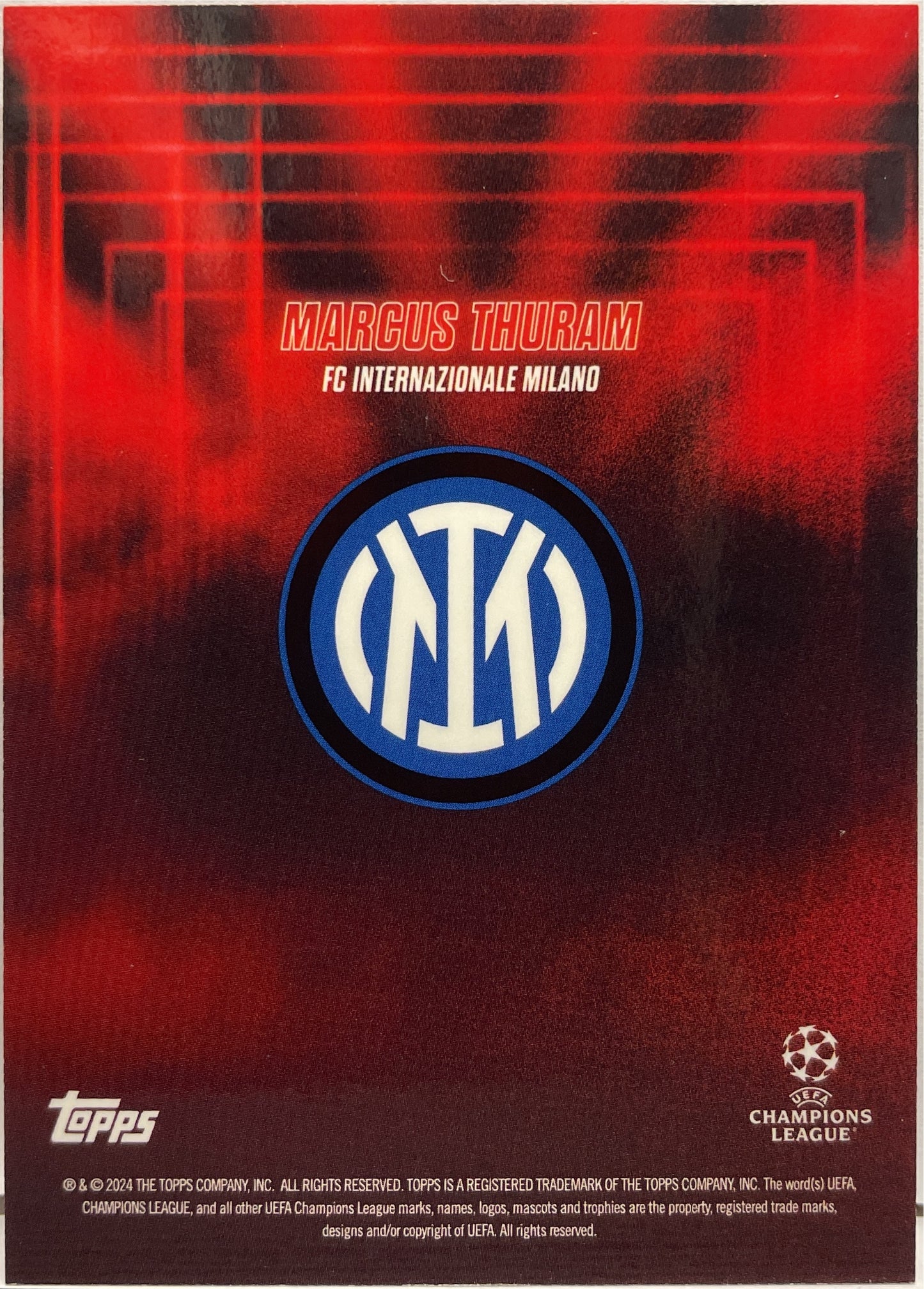 Marcus Thuram 6/10 Topps Showtime 2023/24
