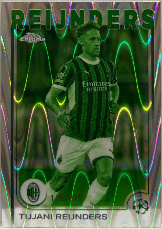 Tijjani Reijnders 116/225 Night Vision RayWave Topps Chrome UCC 2024/25