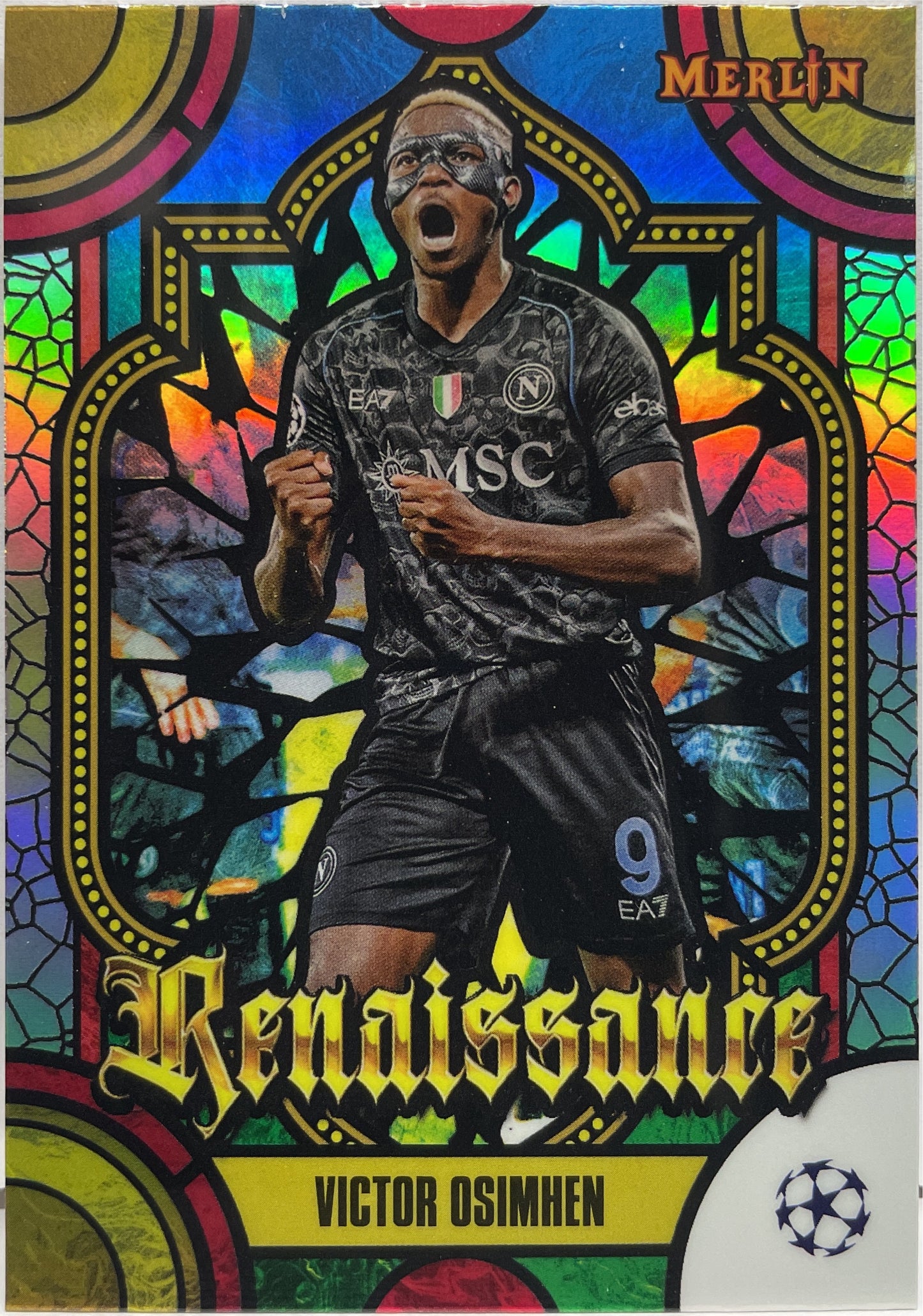 Victor Osimhen Renaissance Topps Chrome Merlin 2023/24