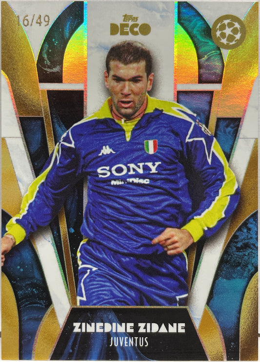Zinedine Zidane 16/49 Joueur Emblematique Topps Deco 2024/25