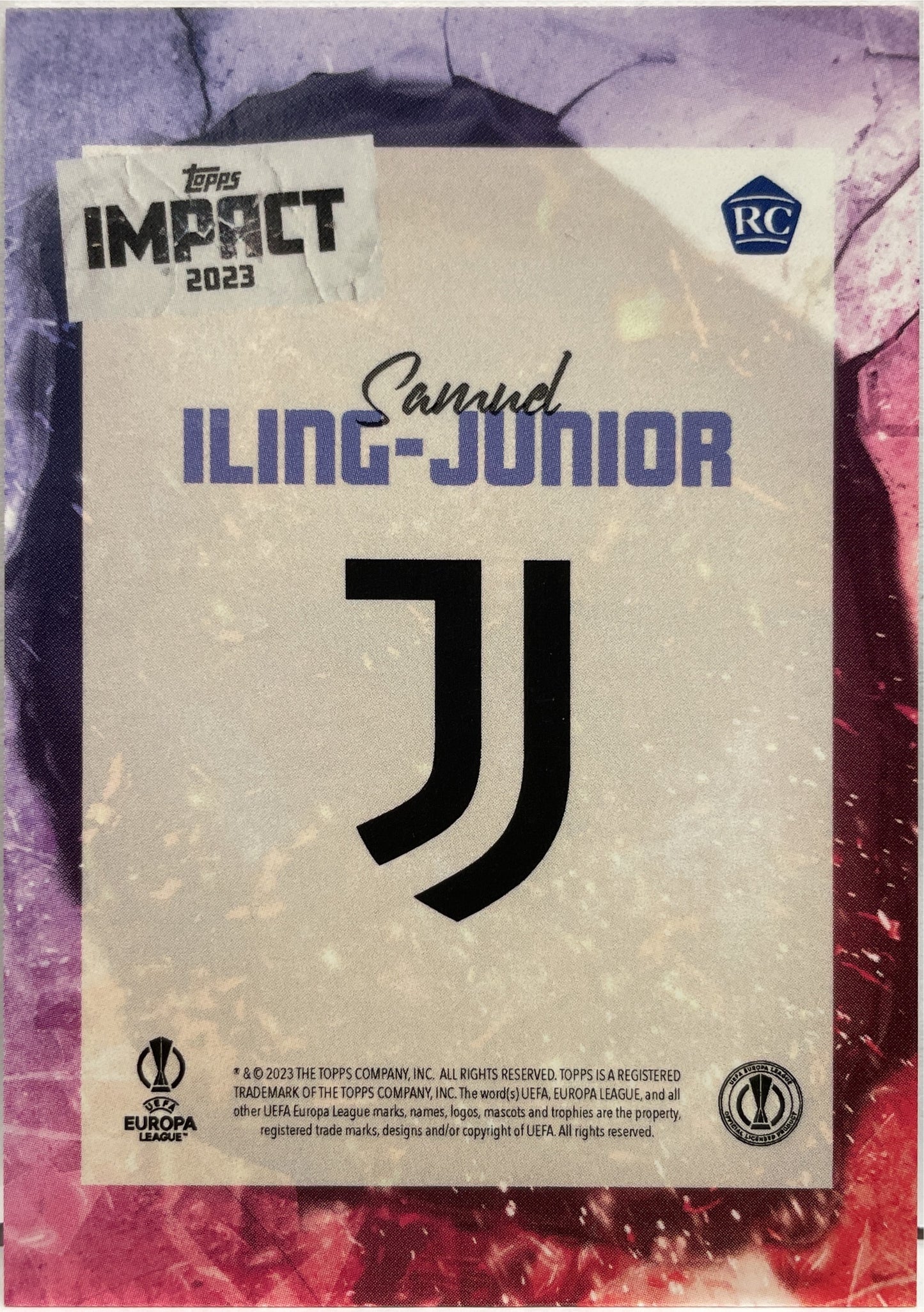 Samuel Iling Junior 15/25 Rookie Autograph Topps Impact 2022/23