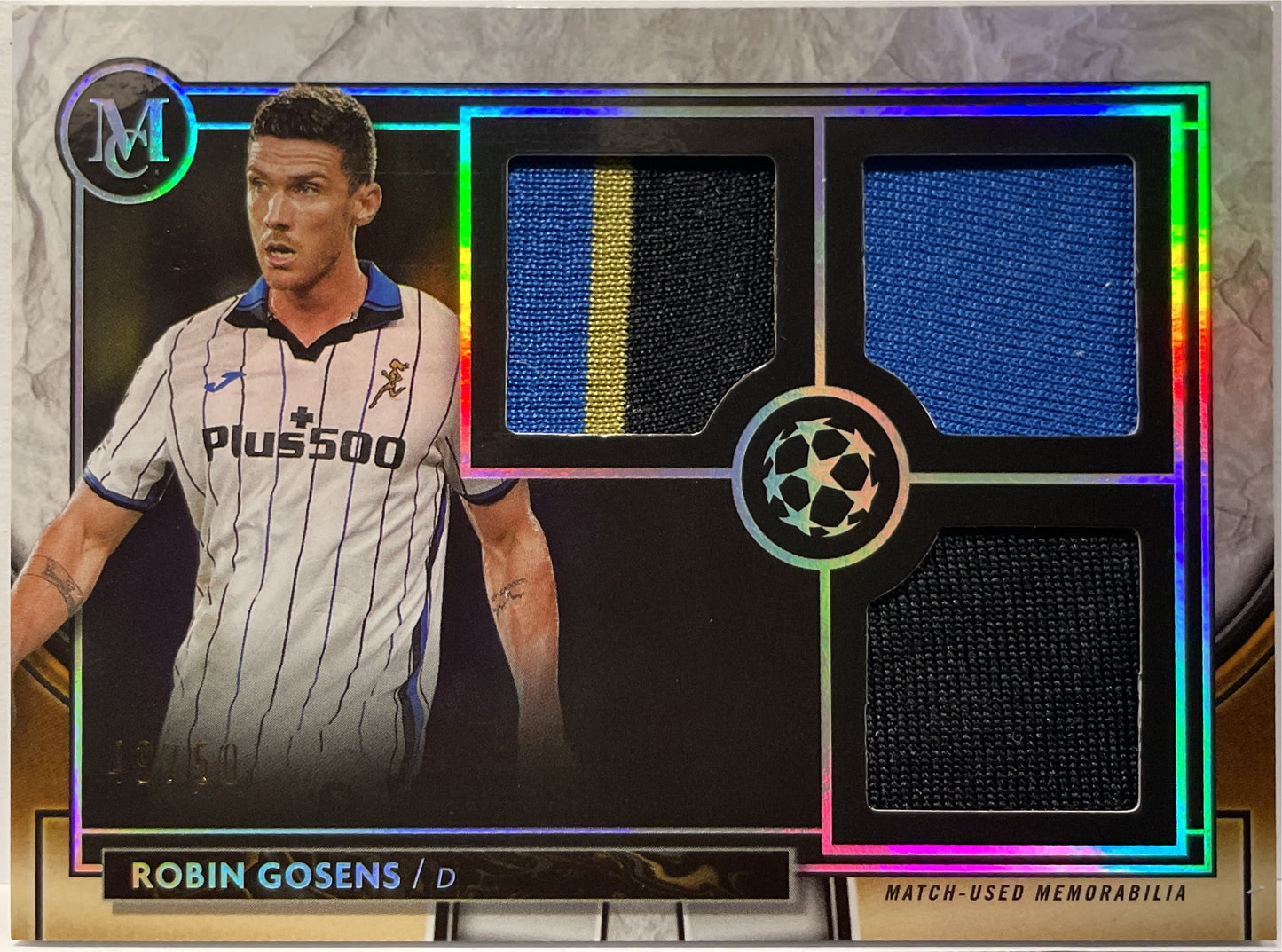Robin Gosens 49/50 Patch Triple Relic Topps Museum 2021/22