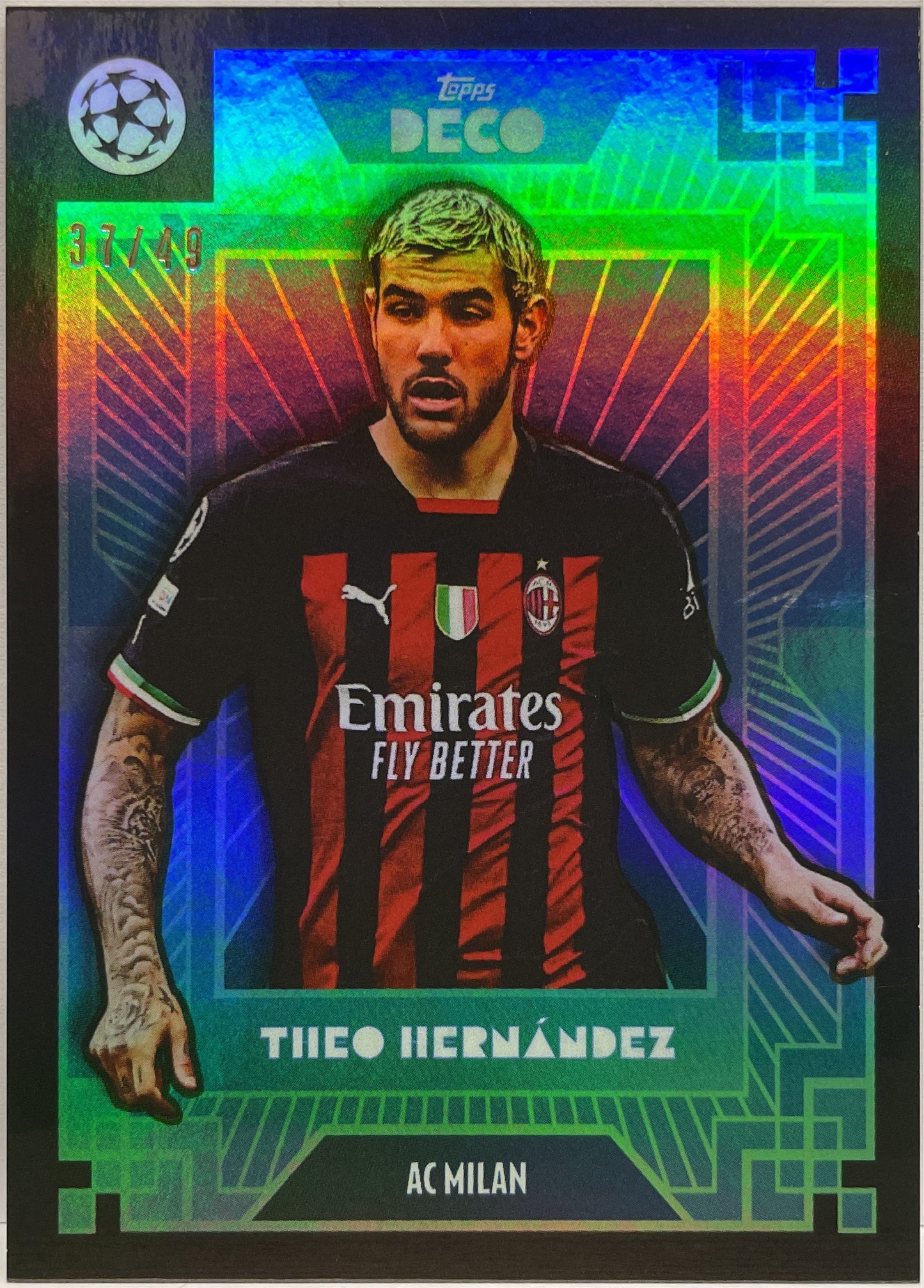 Theo Hernandez 37/49 Topps Deco 2021/22