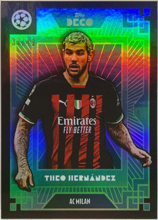 Theo Hernandez 37/49 Topps Deco 2021/22