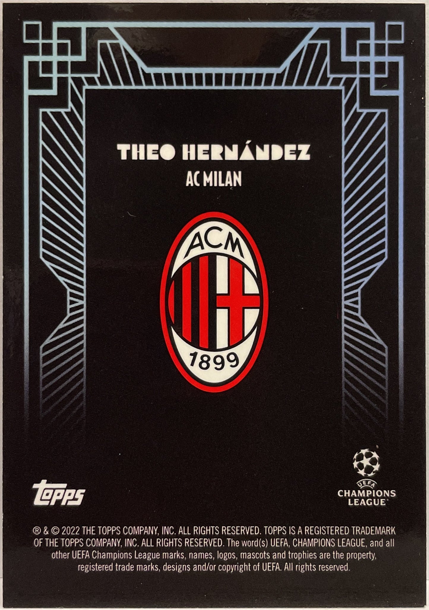 Theo Hernandez 37/49 Topps Deco 2021/22