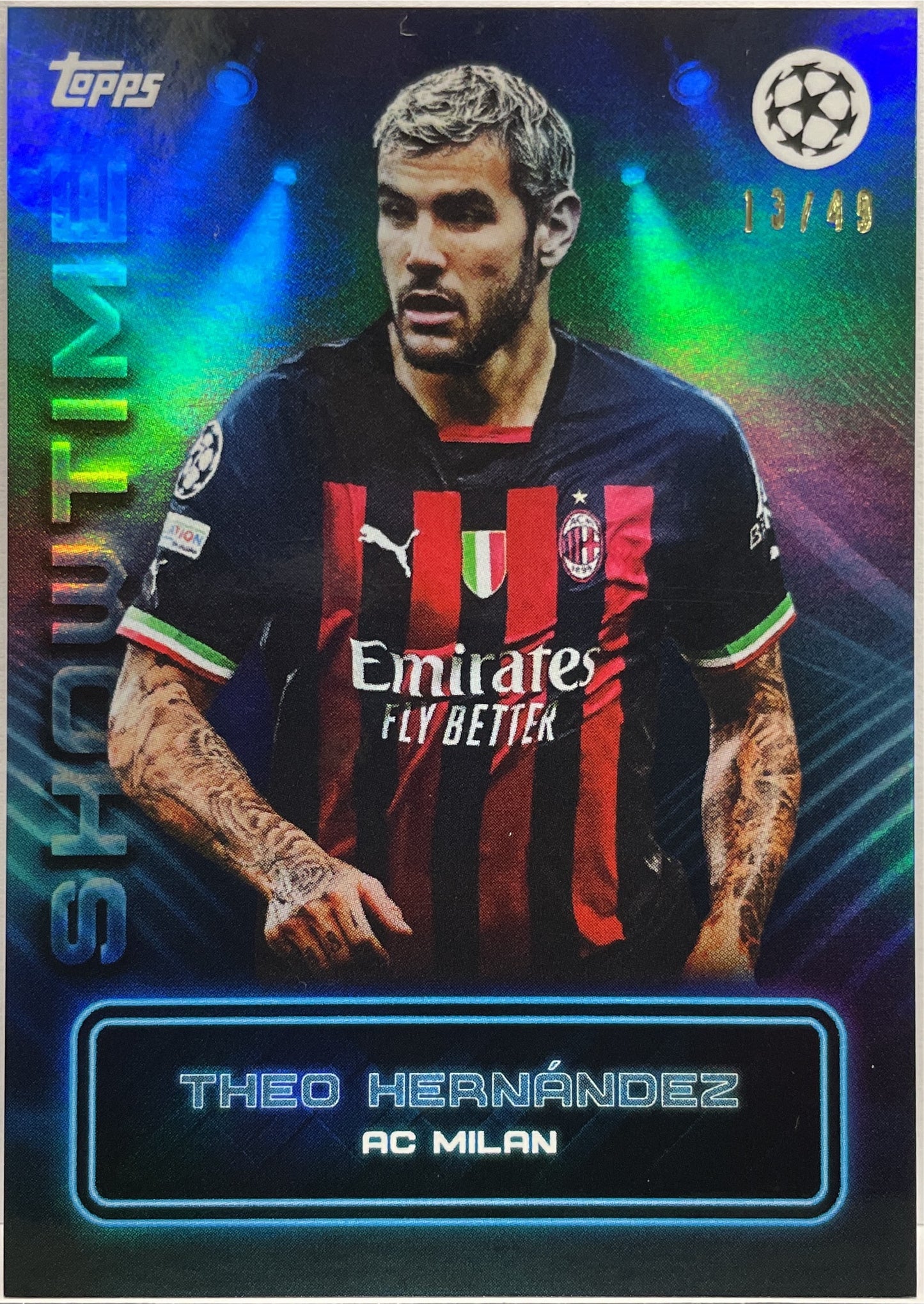 Theo Hernandez 13/49 Topps Showtime 2022/23
