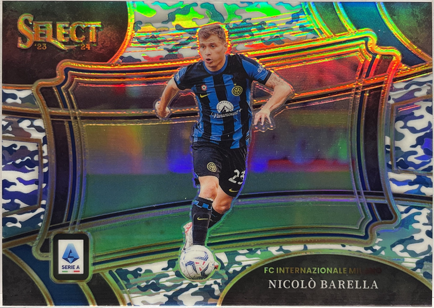 Nicolo Barella 17/30 Field Level Winter Camo Select Serie A 2023/24