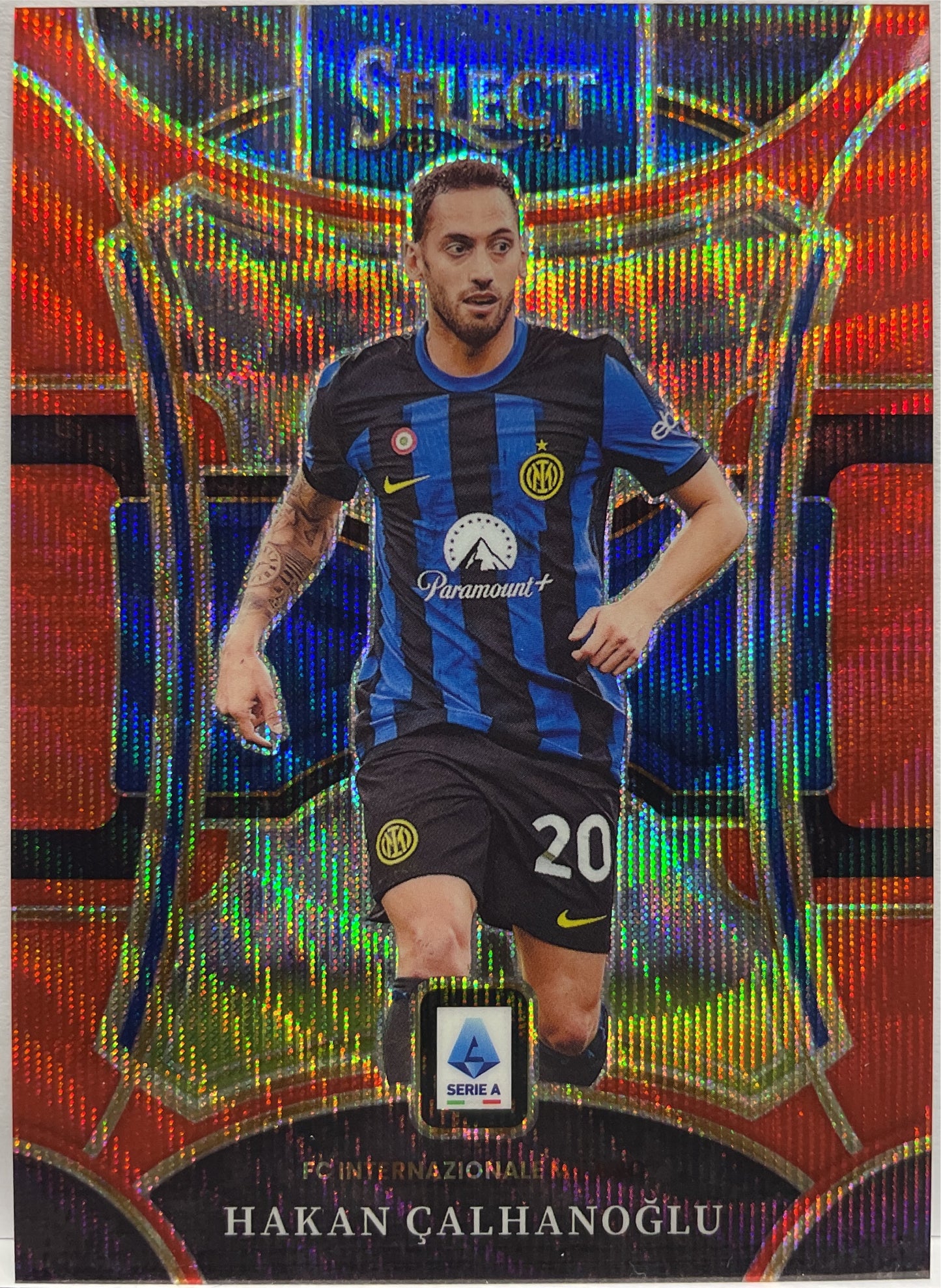 Hakan Calhanoglu 30/49 Mezzanine Red Wave Select Serie A 2023/24