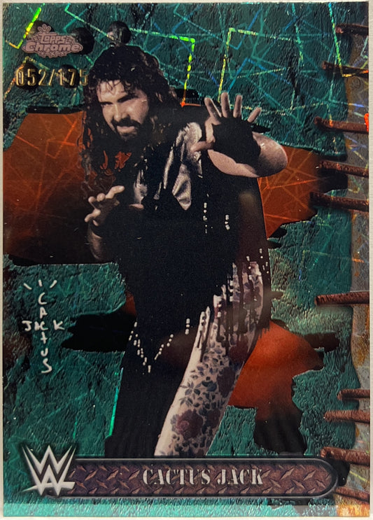 Cactus Jack 52/175 Topps Chrome WWE x Cactus Jack 2025