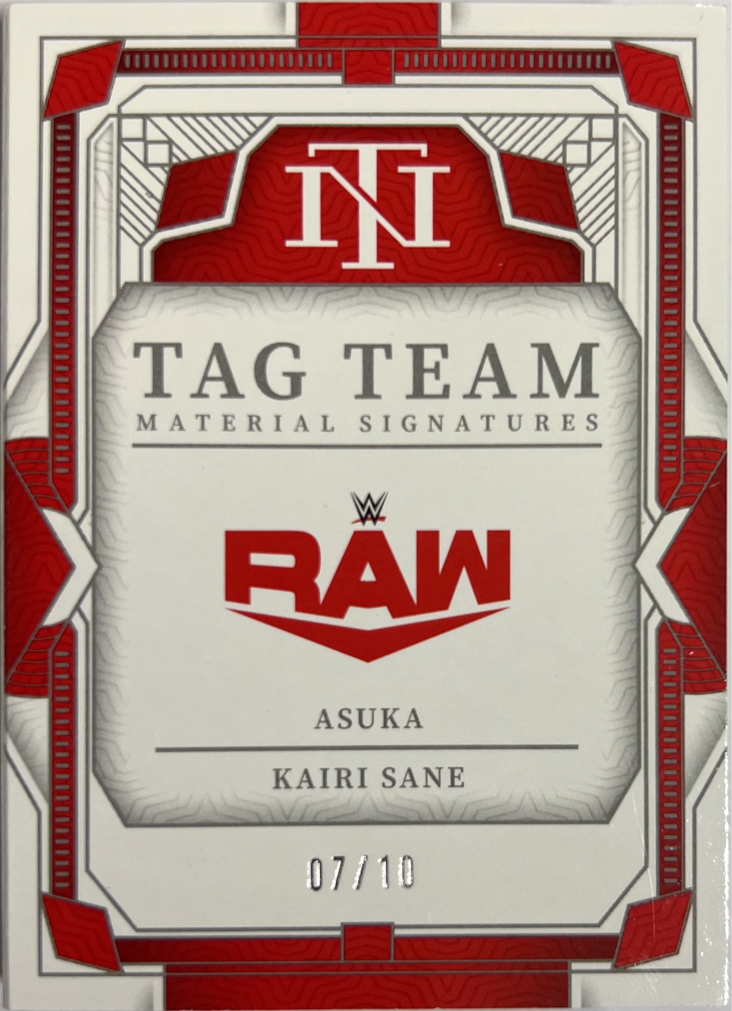 Asuka & Kairi Sane 2/10 Booklet Autograph National Treasures WWE 2024