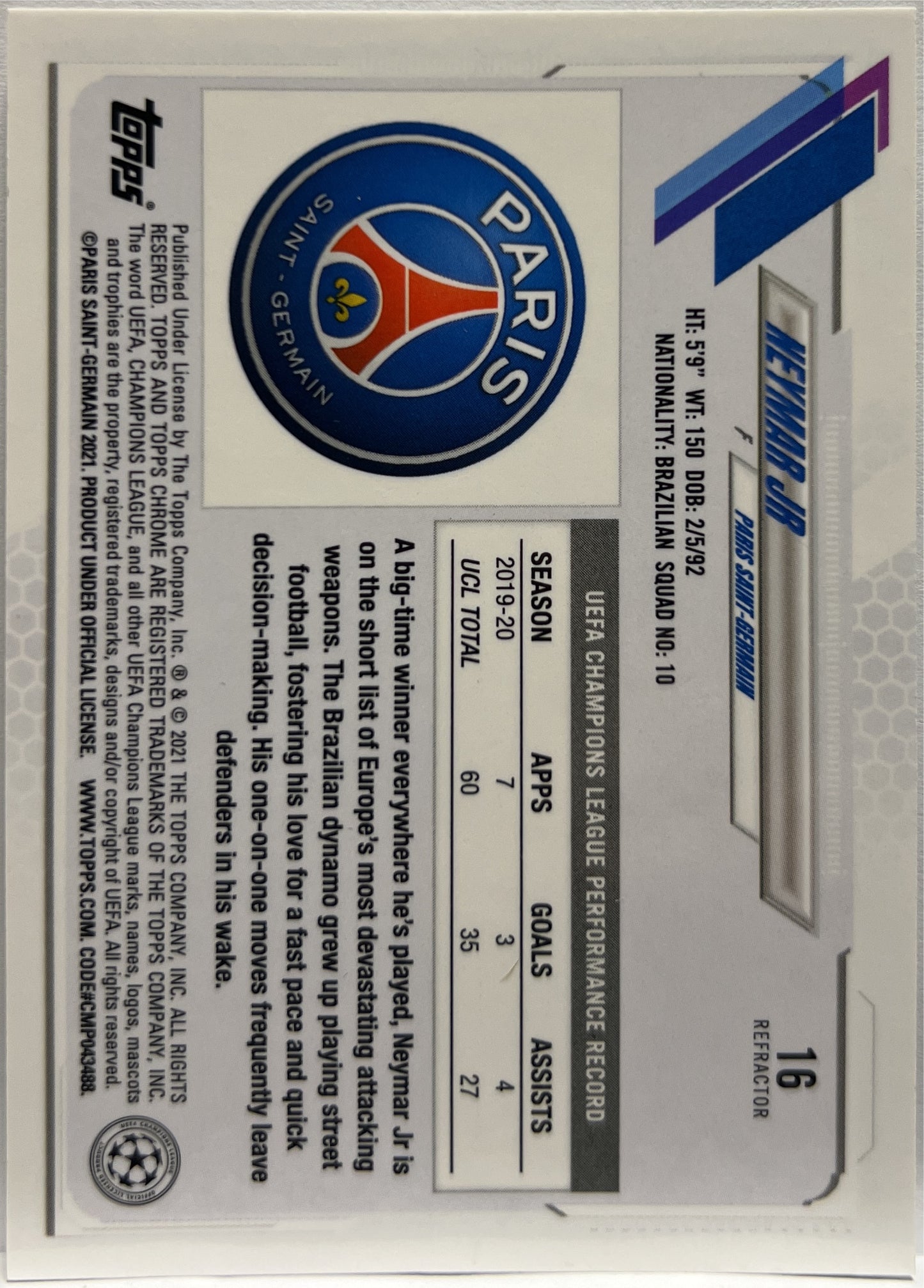 Mancolista-Refractors-Topps Chrome UCL 2020/21