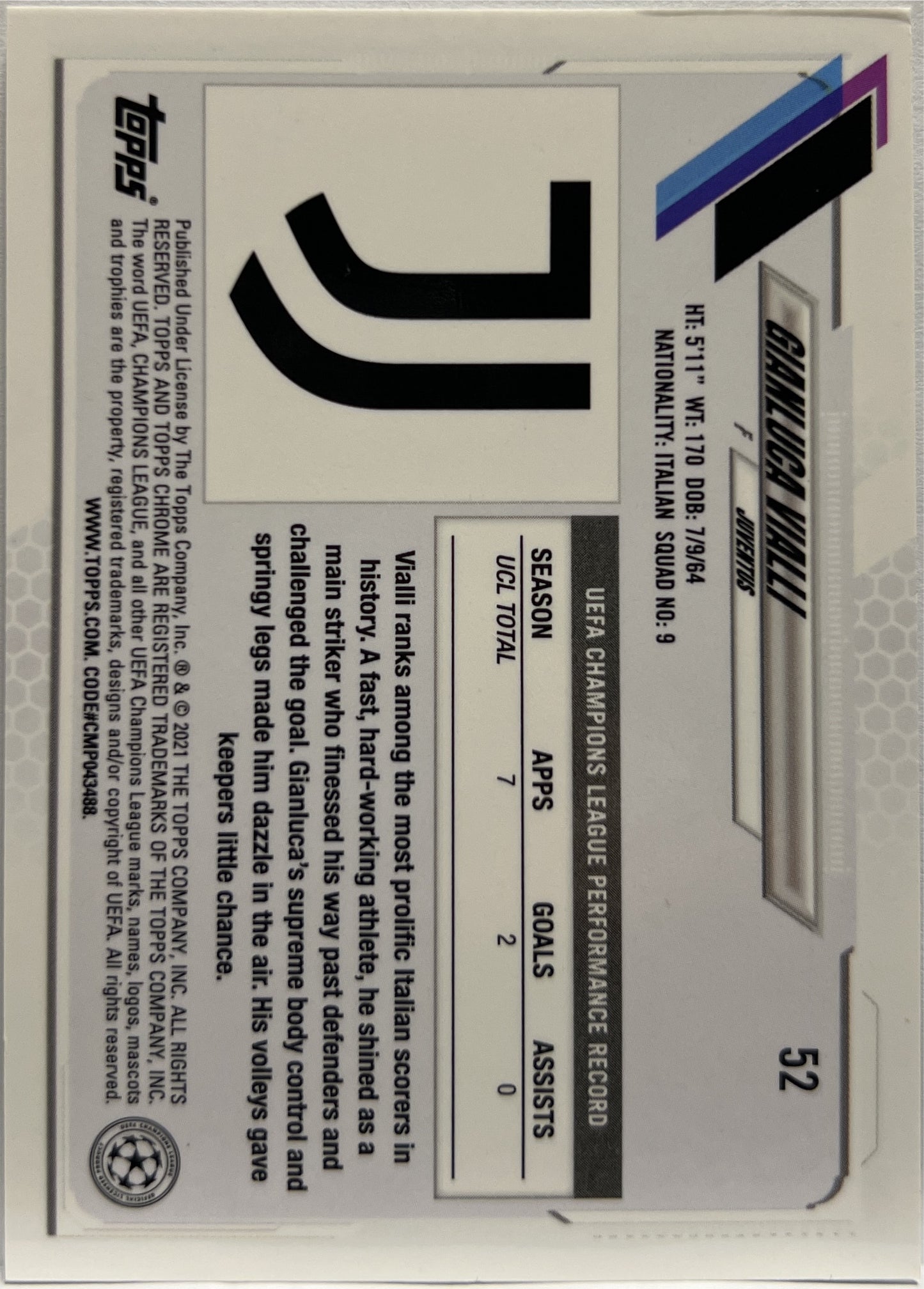 Mancolista-Speckle Refractor-Topps Chrome UCL 2020/21